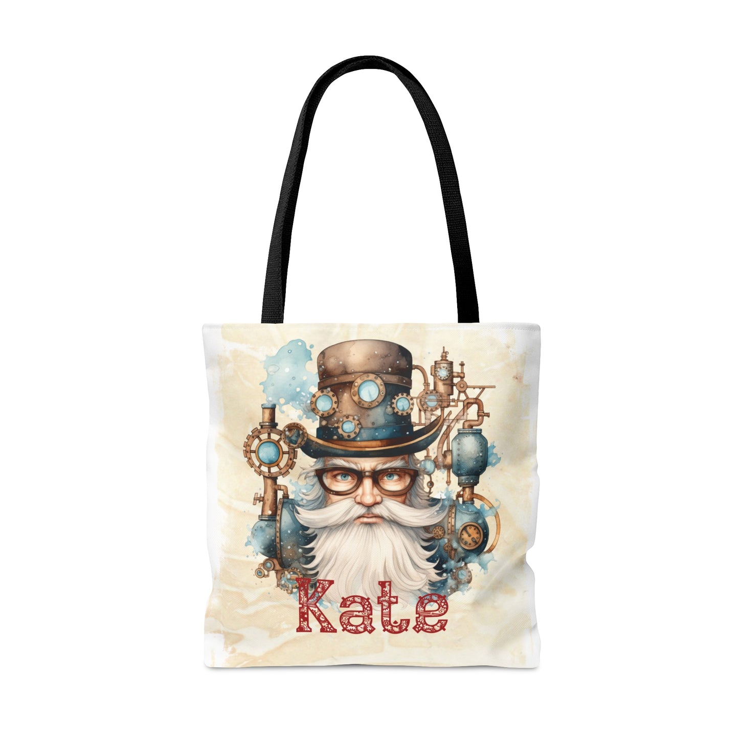 Steampunk Personalised Tote Bag, Steampunk Christmas bag, Christmas Tote Bag, Personalised/Non-Personalised