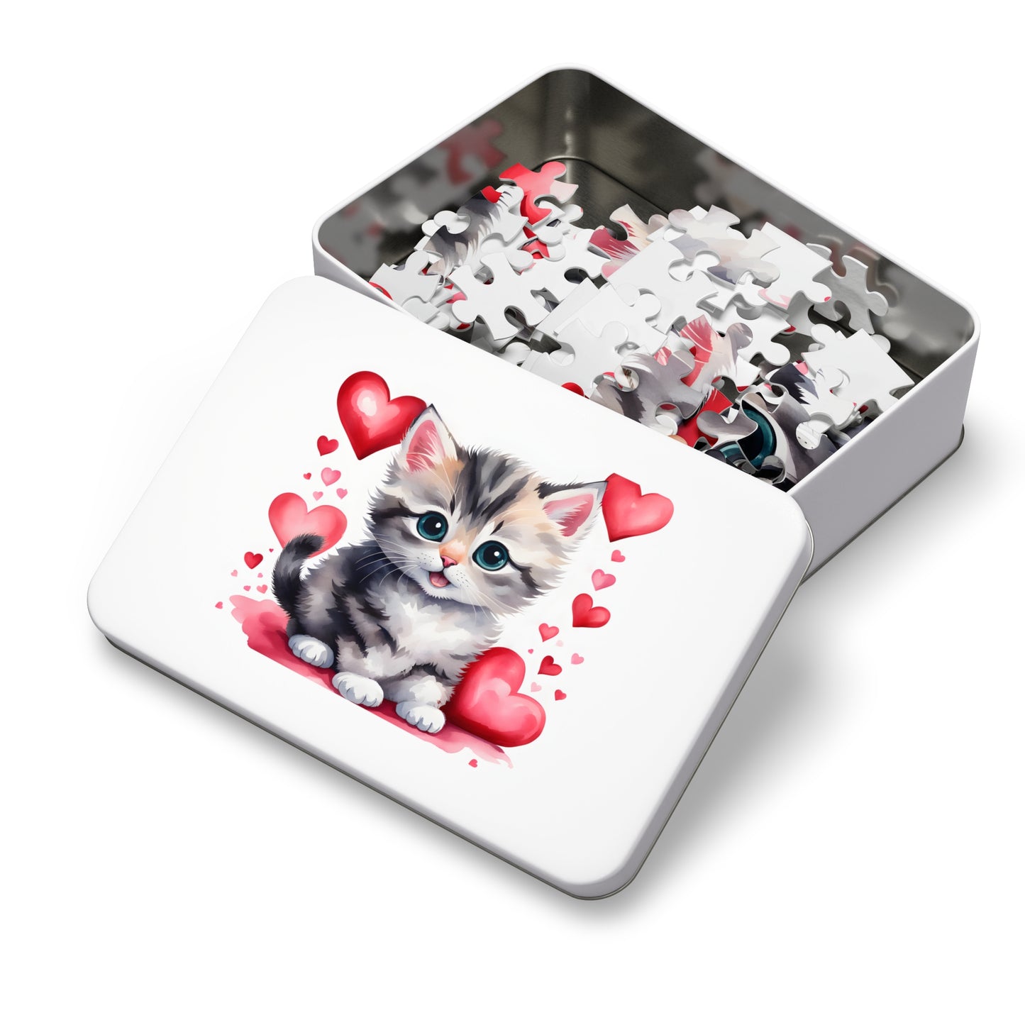 Jigsaw Puzzle, Cat, Personalised/Non-Personalised (30, 110, 252, 500,1000-Piece)