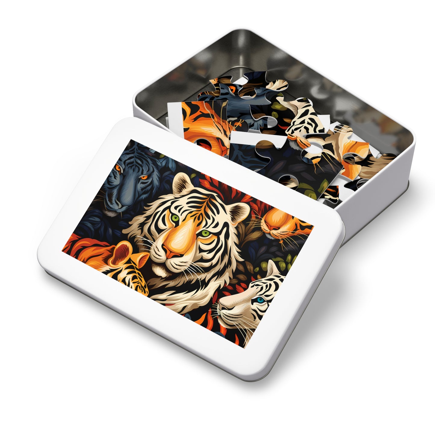 Jigsaw Puzzle, Lion, Personalised/Non-Personalised (30, 110, 252, 500,1000-Piece)