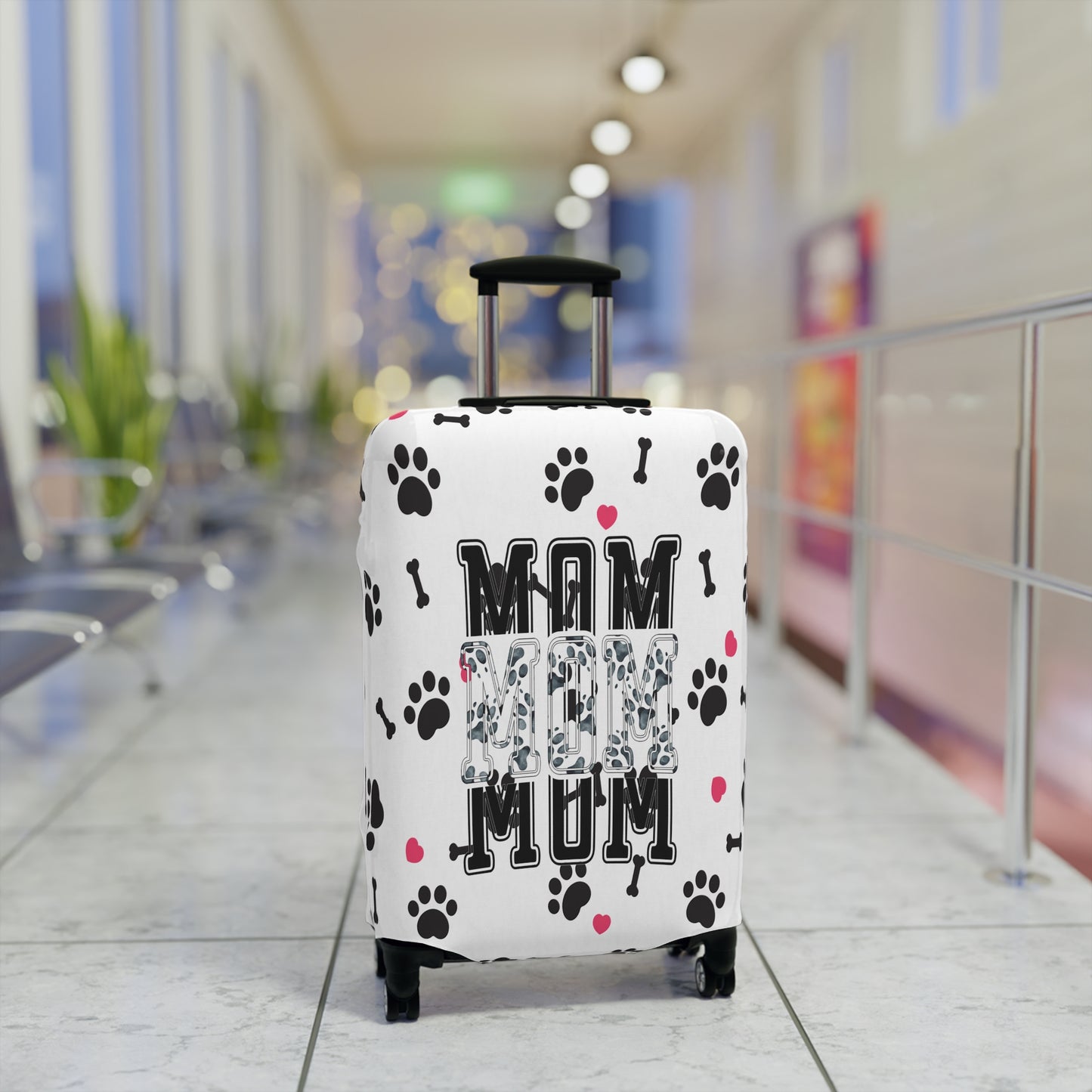 Luggage Cover, Dog Mom, awd-1361