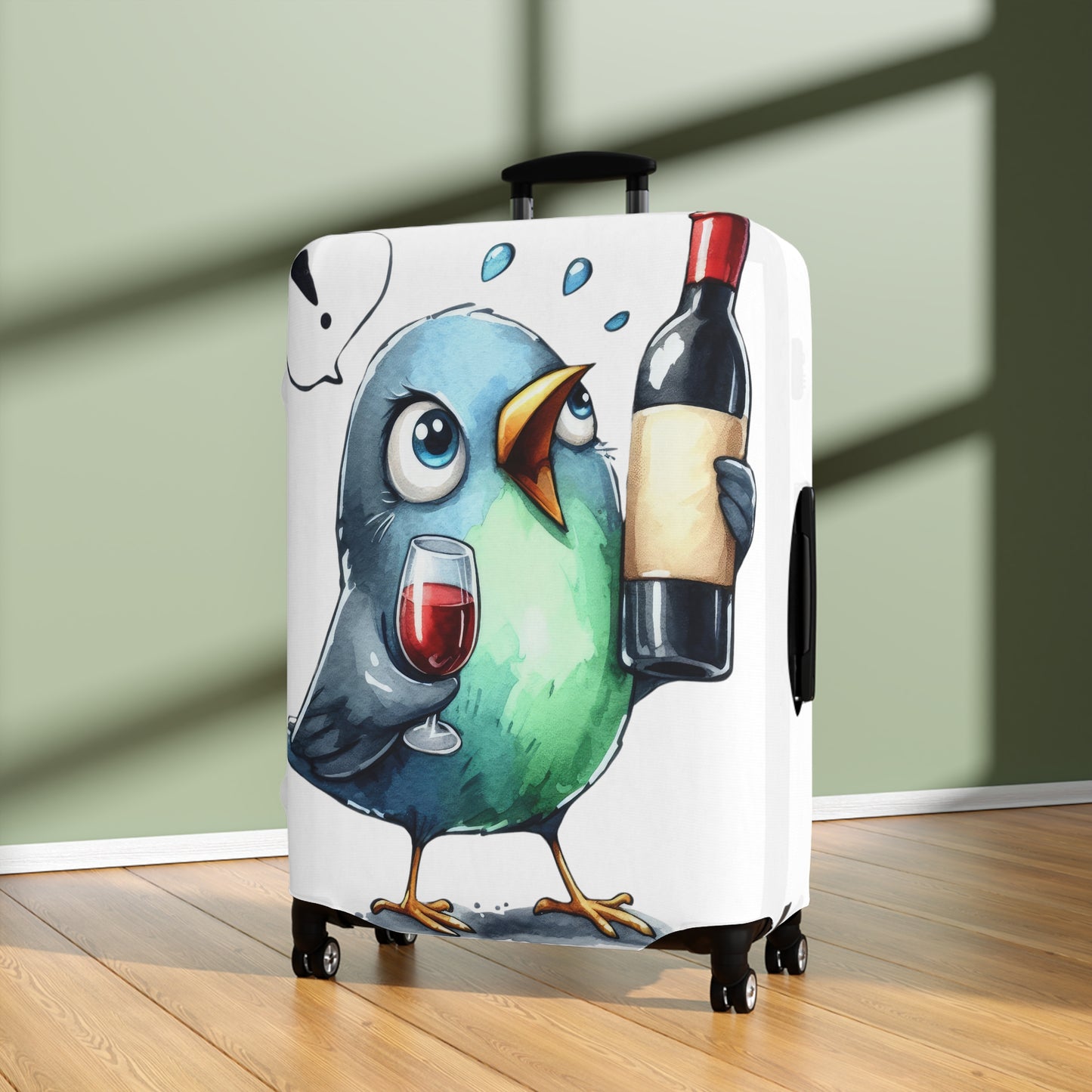 Luggage Cover, Cute Bird, awd-1639