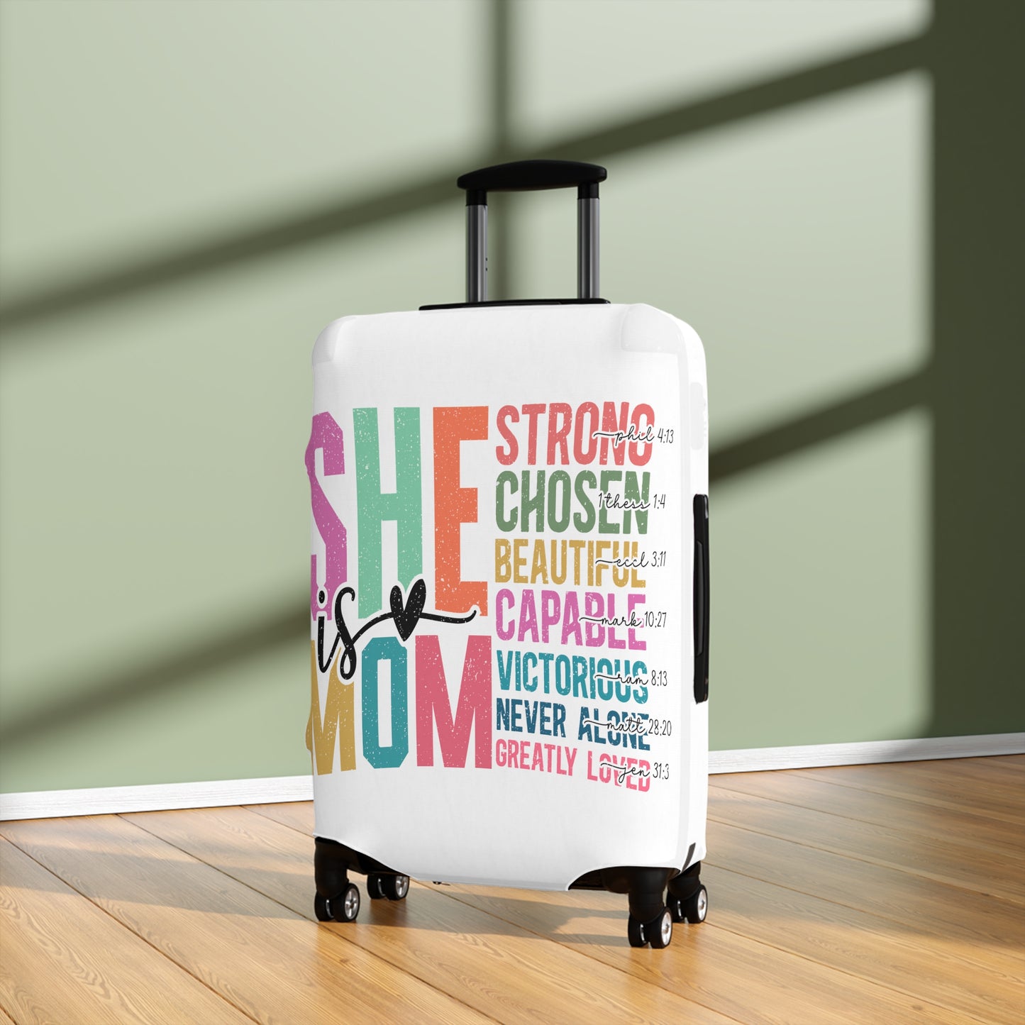 Luggage Cover, She is Mom, awd-5023