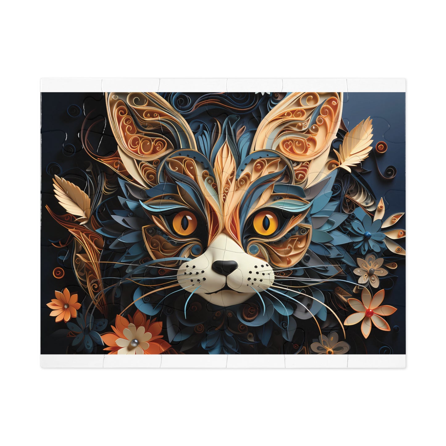 Jigsaw Puzzle, Cat, Personalised/Non-Personalised (30, 110, 252, 500,1000-Piece)