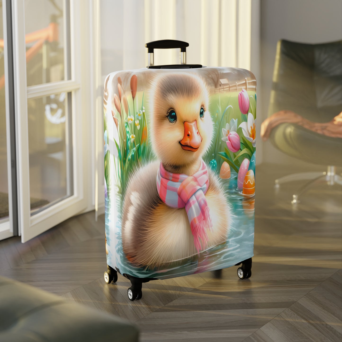 Luggage Cover, Easter, Duck, awd-1636