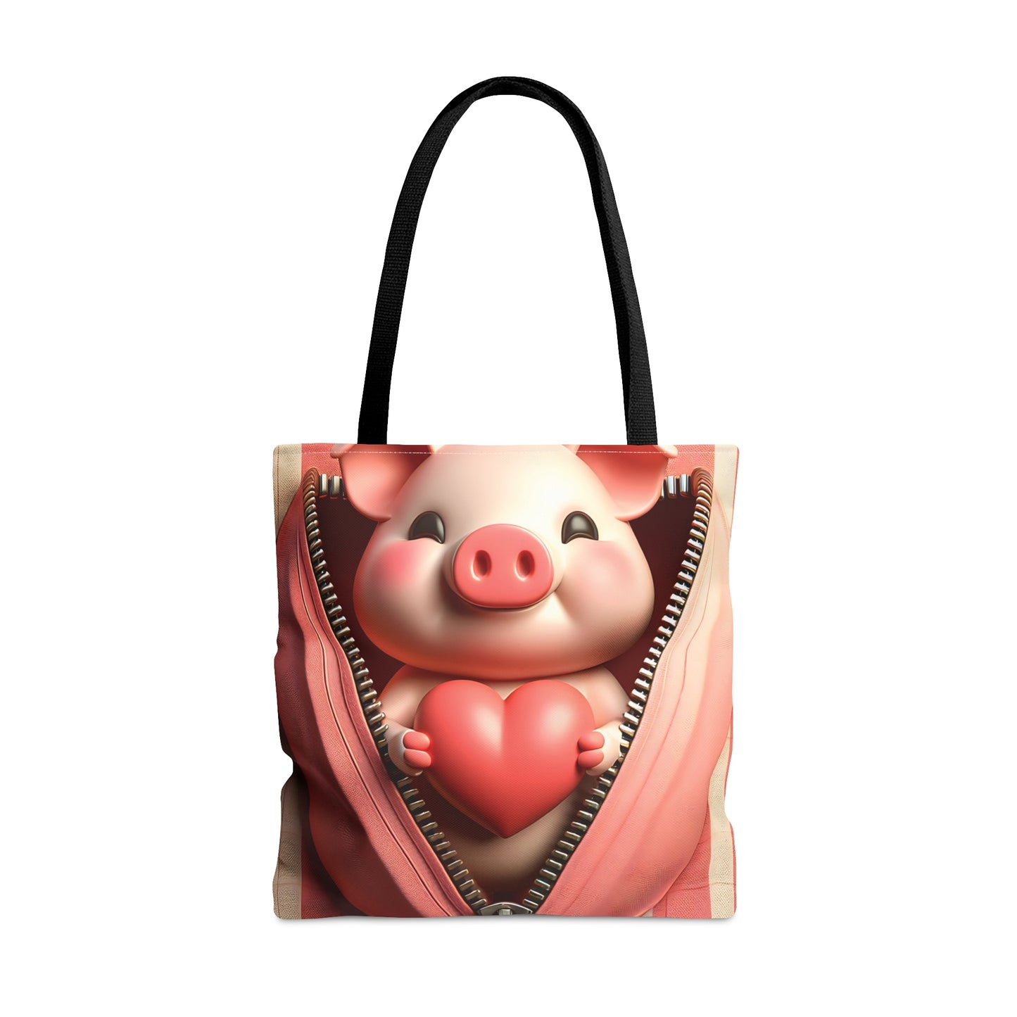 Tote Bag, Pig, Personalised/Non-Personalised Tote bag