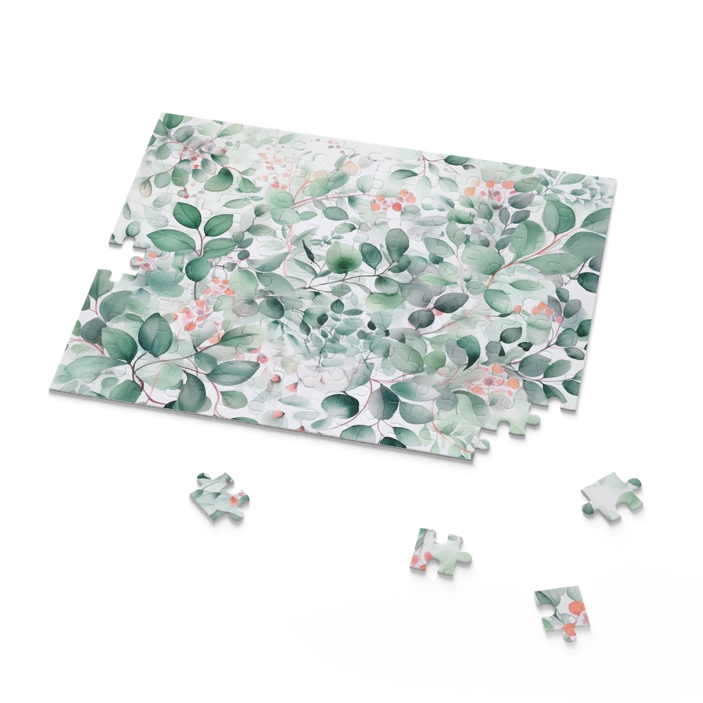 Personalised/Non-Personalised Puzzle, Eucalyptus Leaves (120, 252, 500-Piece)