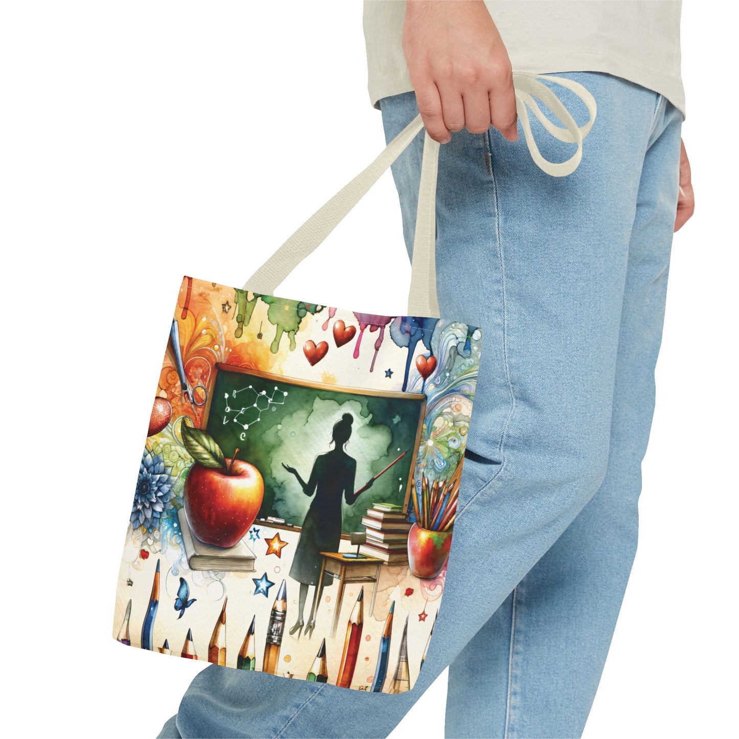 Tote Bag, Teacher, Personalised/Non-Personalised Tote bag, 3 Sizes Available