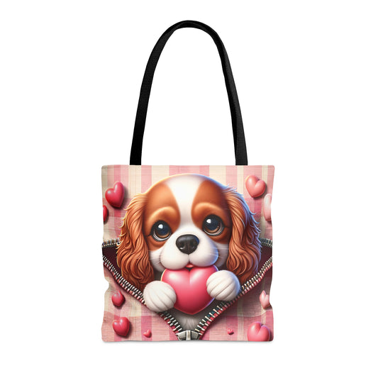 Tote Bag, Cute Dog, Personalised/Non-Personalised Tote bag