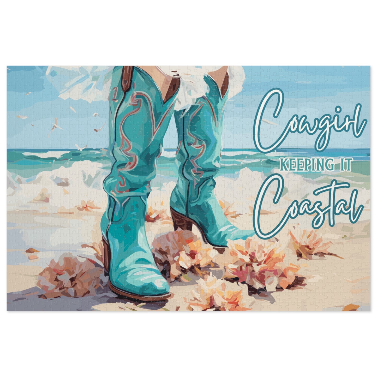 Jigsaw Puzzle, Country Girl, Personalised/Non-Personalised (30, 110, 252, 500,1000-Piece)