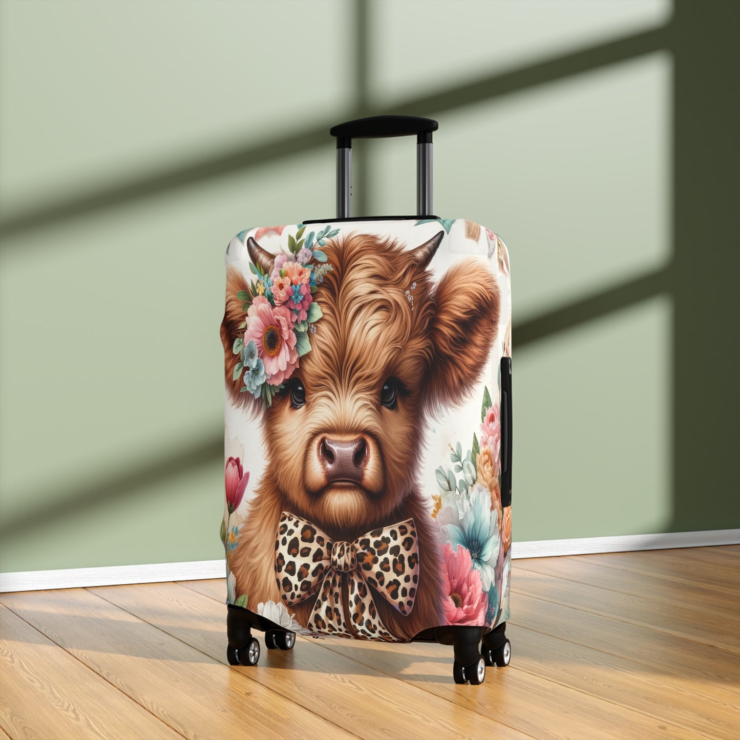 Luggage Cover, Highland Cow, awd-5017