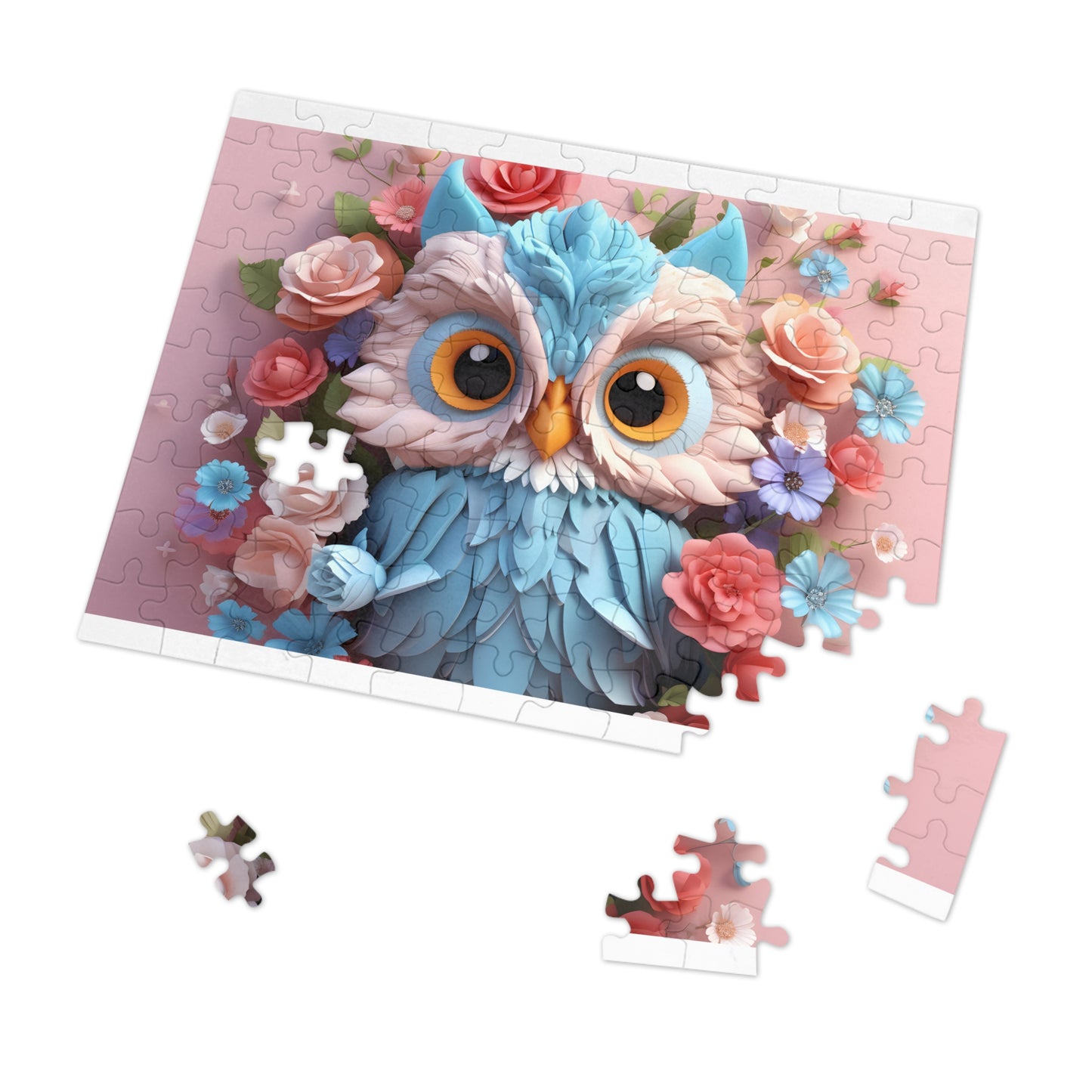 Jigsaw Puzzle, Owl, Personalised/Non-Personalised (30, 110, 252, 500,1000-Piece)