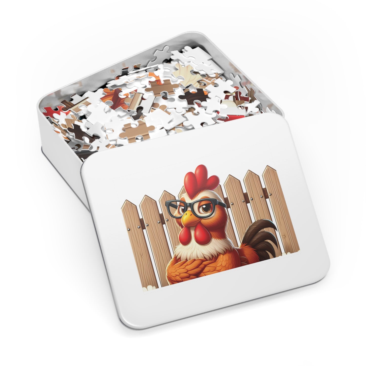 Jigsaw Puzzle, Chicken, Personalised/Non-Personalised (30, 110, 252, 500,1000-Piece)