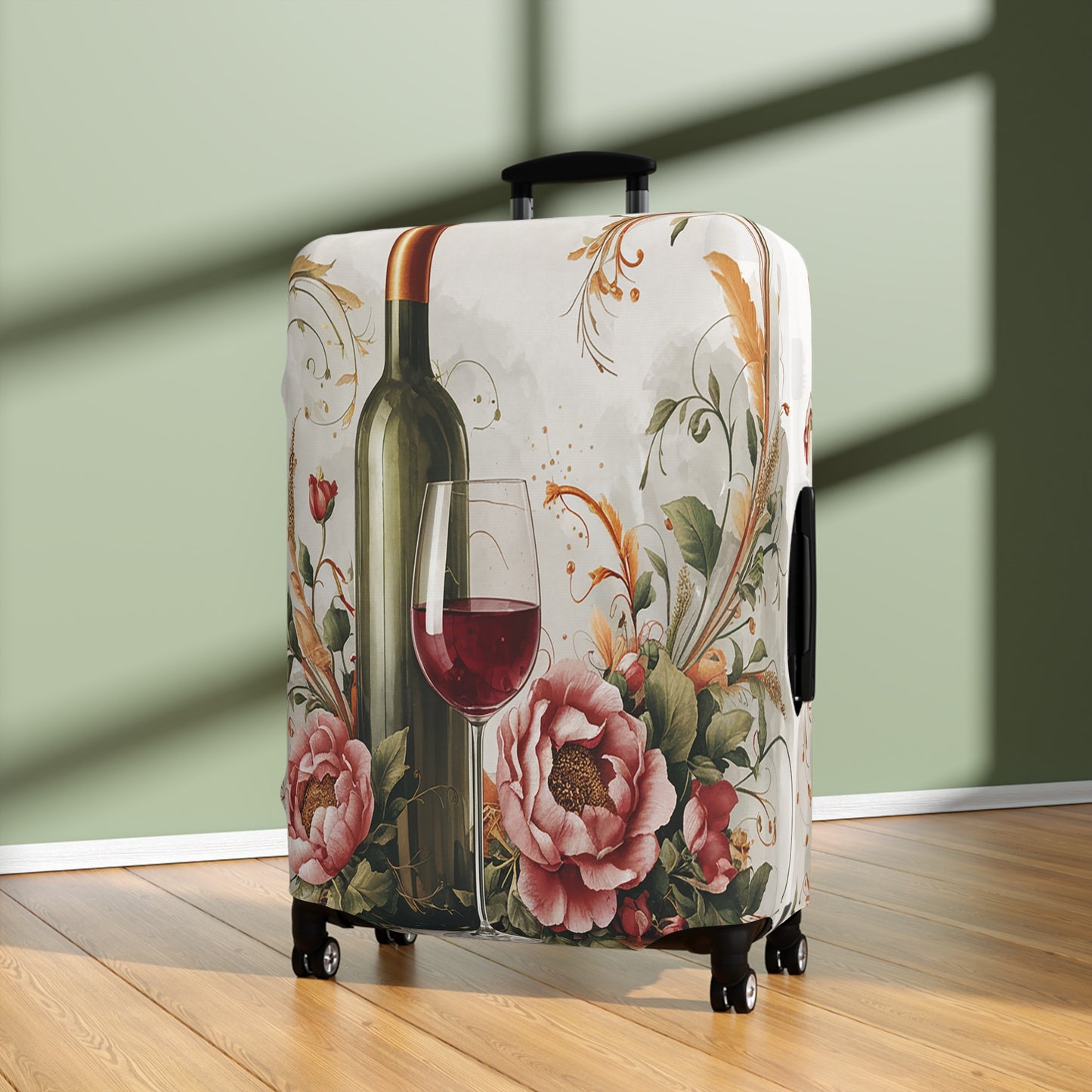 Luggage Cover, Wine and Roses, awd-1767