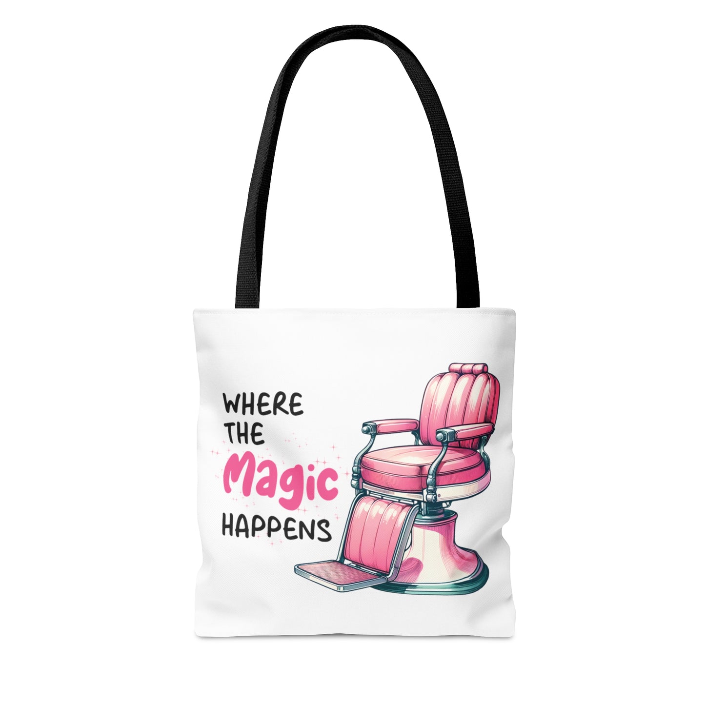 Tote Bag, Hairdresser, Where the Magic Happens, Personalised/Non-Personalised Tote bag