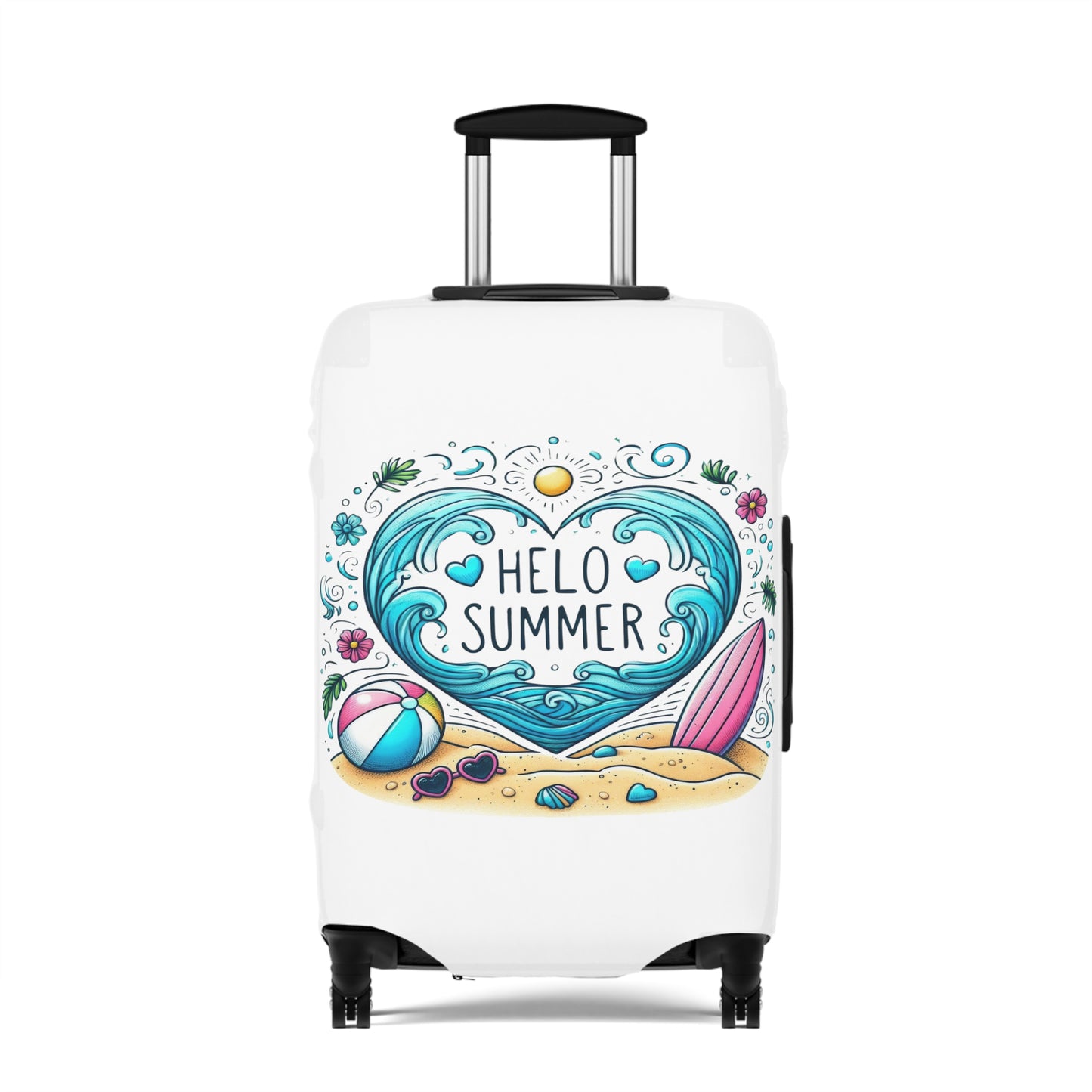 Luggage Cover, Travel, Hello Summer, awd-4017