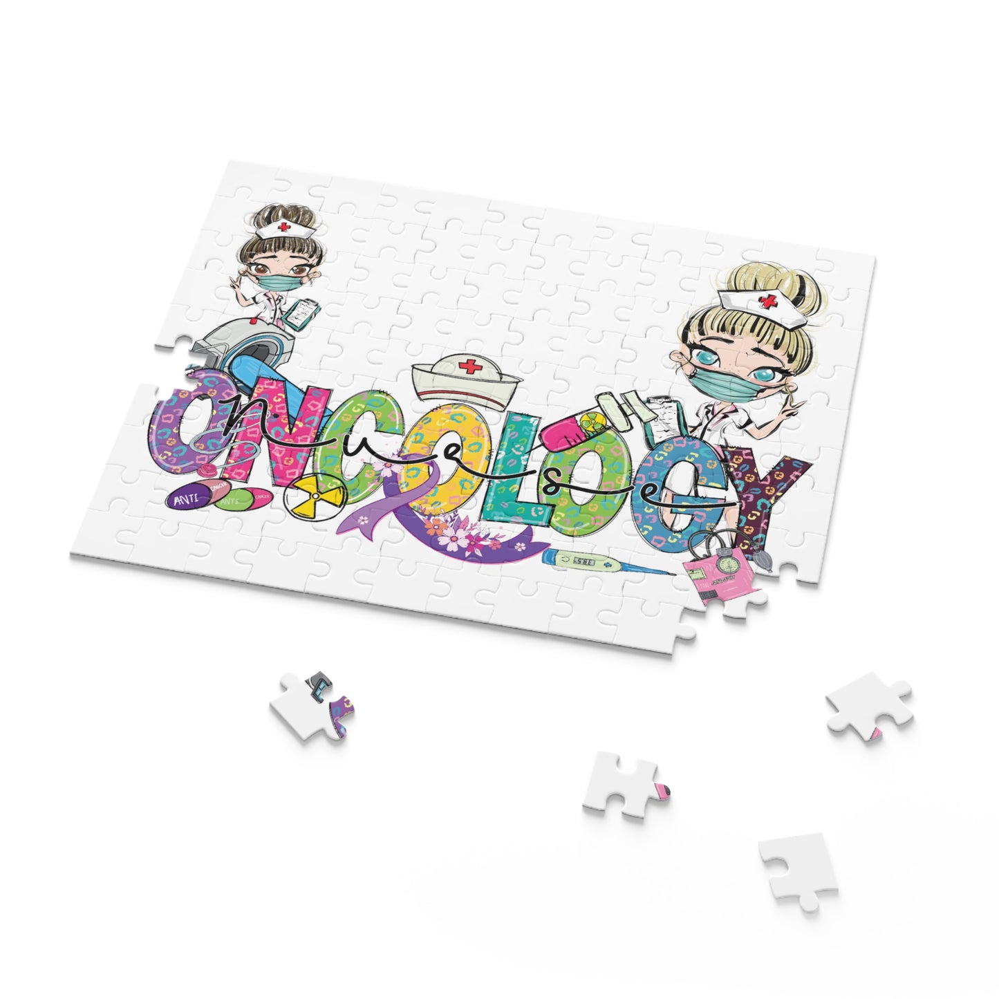 Personalised/Non-Personalised Puzzle, Oncology Nurse (120, 252, 500-Piece)