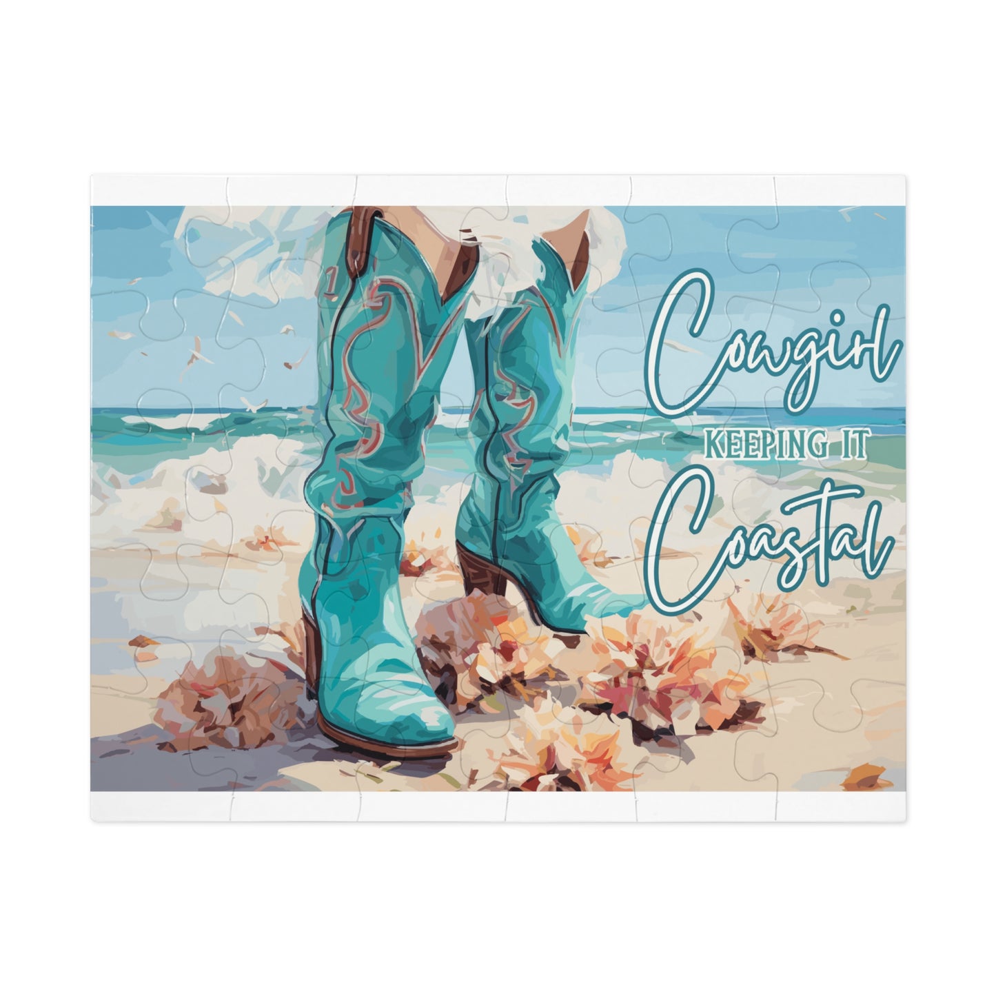 Jigsaw Puzzle, Country Girl, Personalised/Non-Personalised (30, 110, 252, 500,1000-Piece)