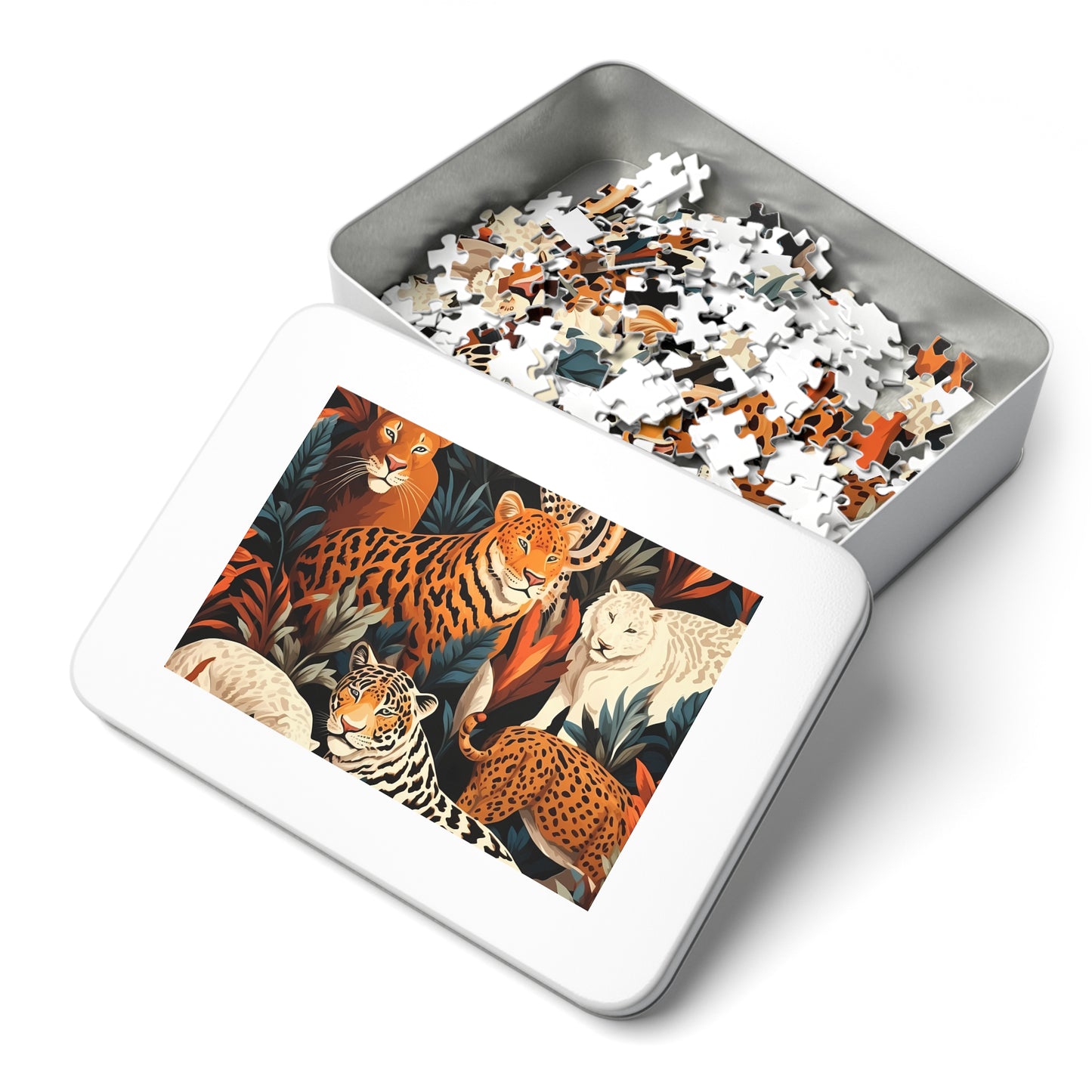 Jigsaw Puzzle, Leopard, Personalised/Non-Personalised (30, 110, 252, 500,1000-Piece)