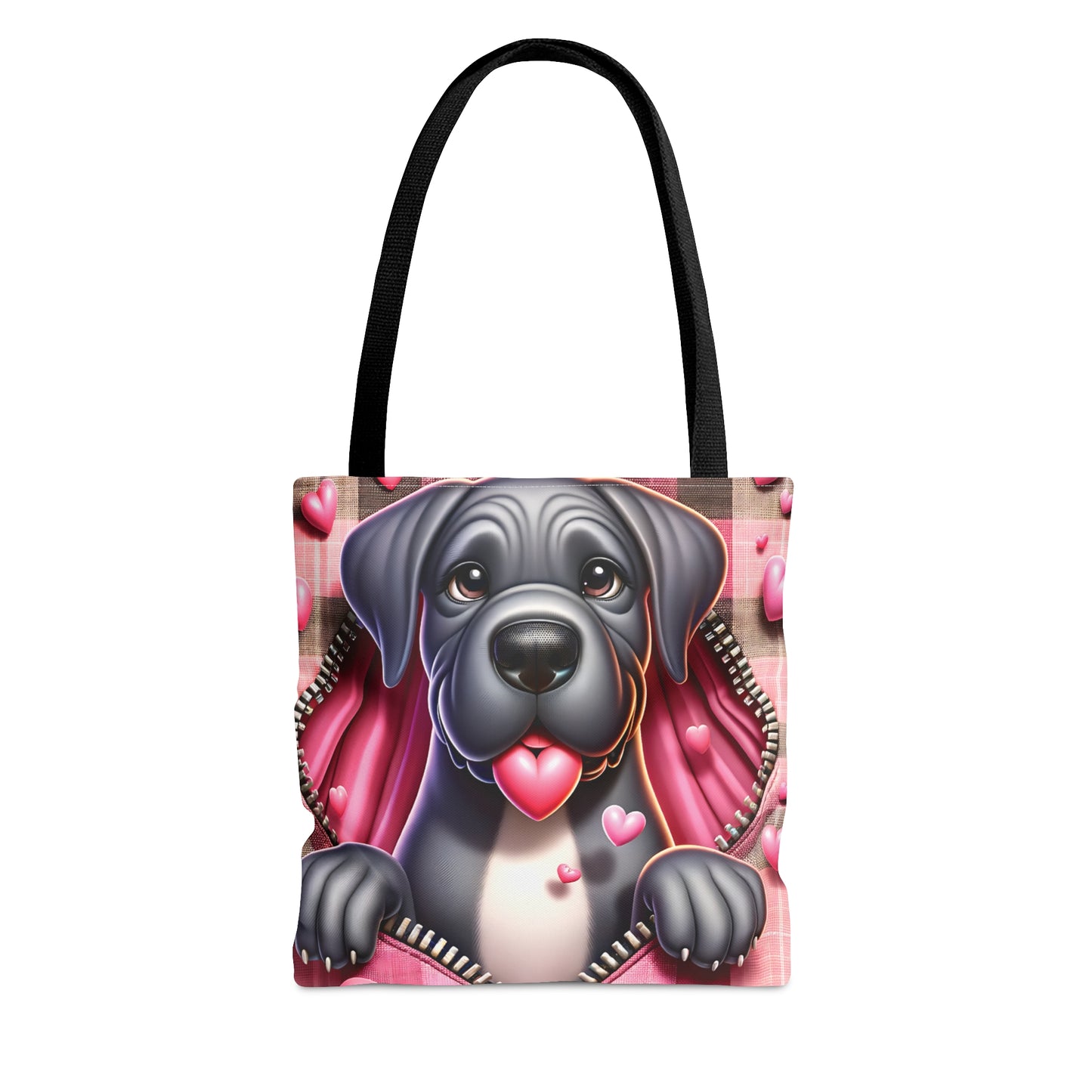 Tote Bag, Cute Dog, Personalised/Non-Personalised Tote bag