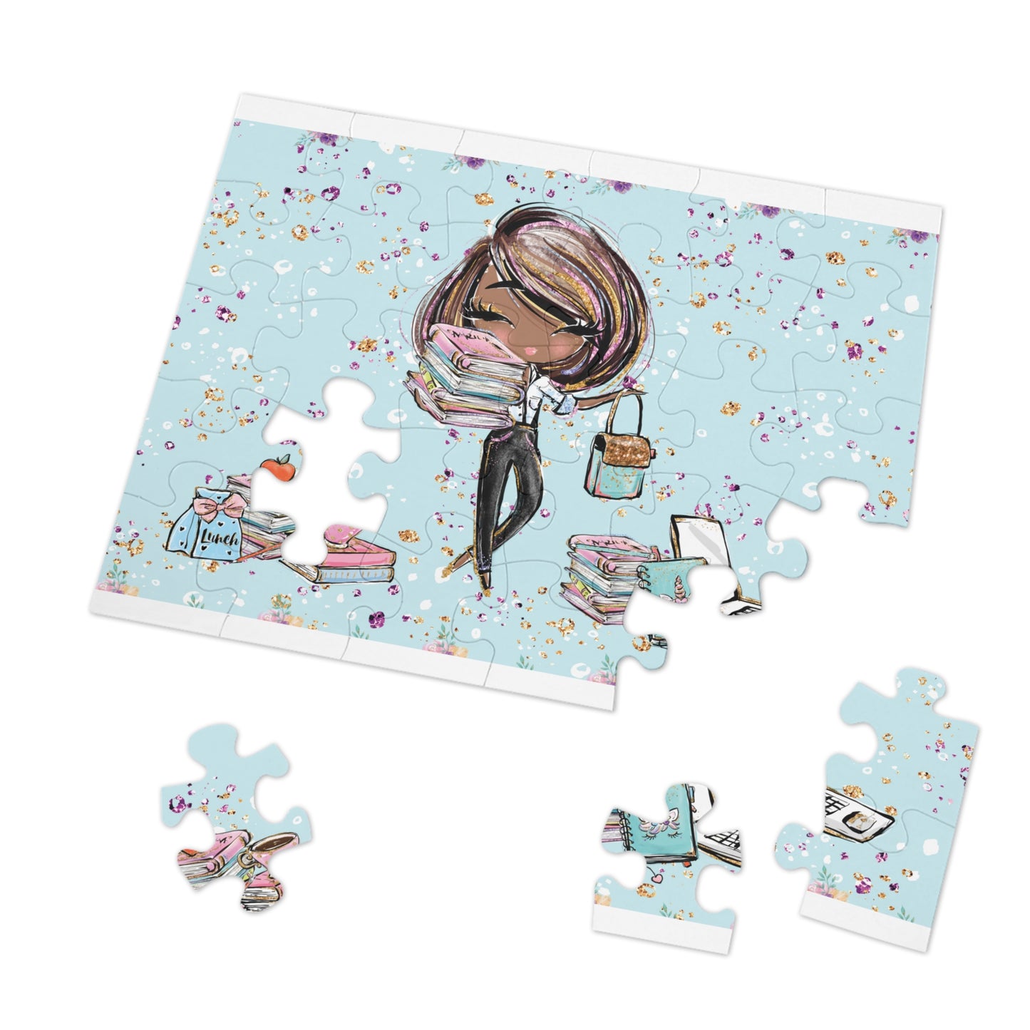 Jigsaw Puzzle, Teacher, Personalised/Non-Personalised (30, 110, 252, 500,1000-Piece)