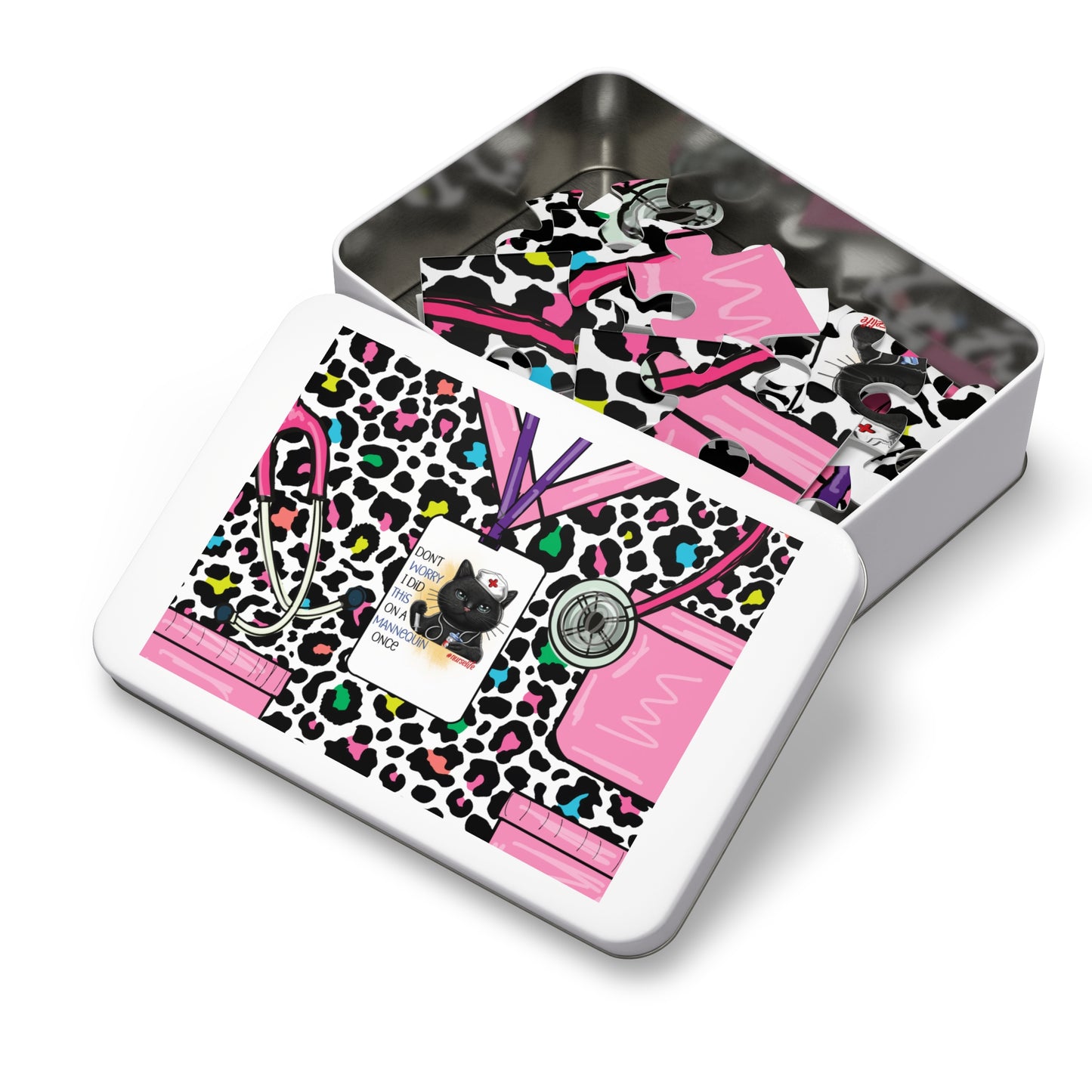 Jigsaw Puzzle, Nurse, Don't Worry I did this on a Mannequin Once, Personalised/Non-Personalised (30, 110, 252, 500,1000-Piece)