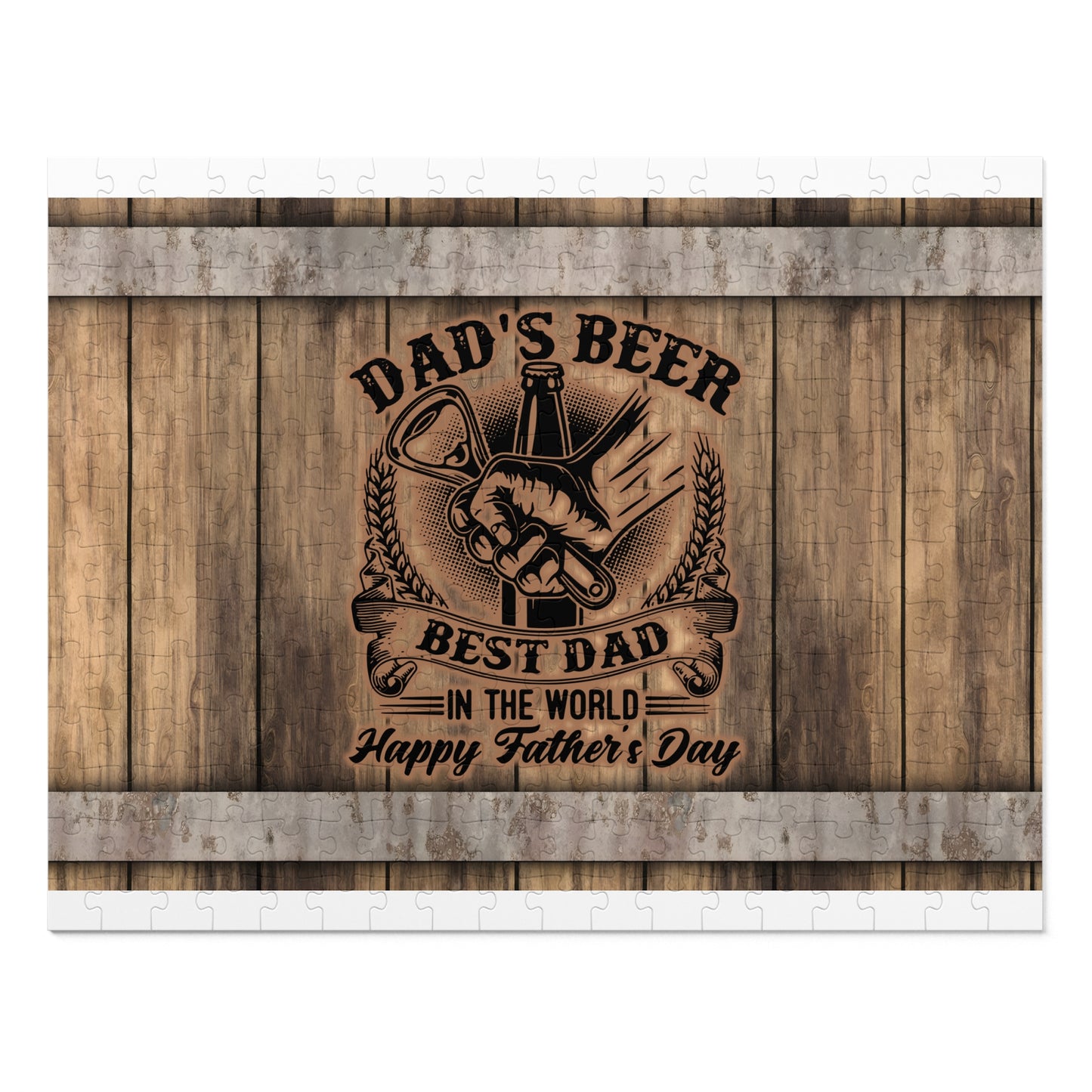 Puzzle, Dad, Happy Father's Day, Personalised/Non-Personalised (30, 110, 252, 500,1000-Piece) awd-566