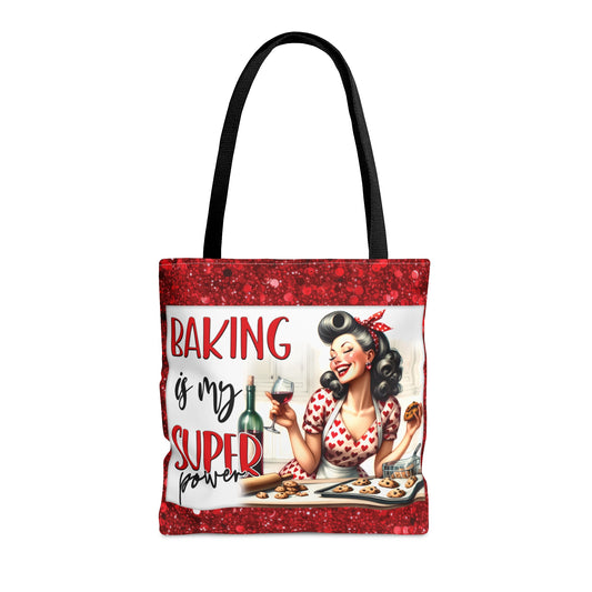 Tote Bag, Retro, Baking is my Super Power