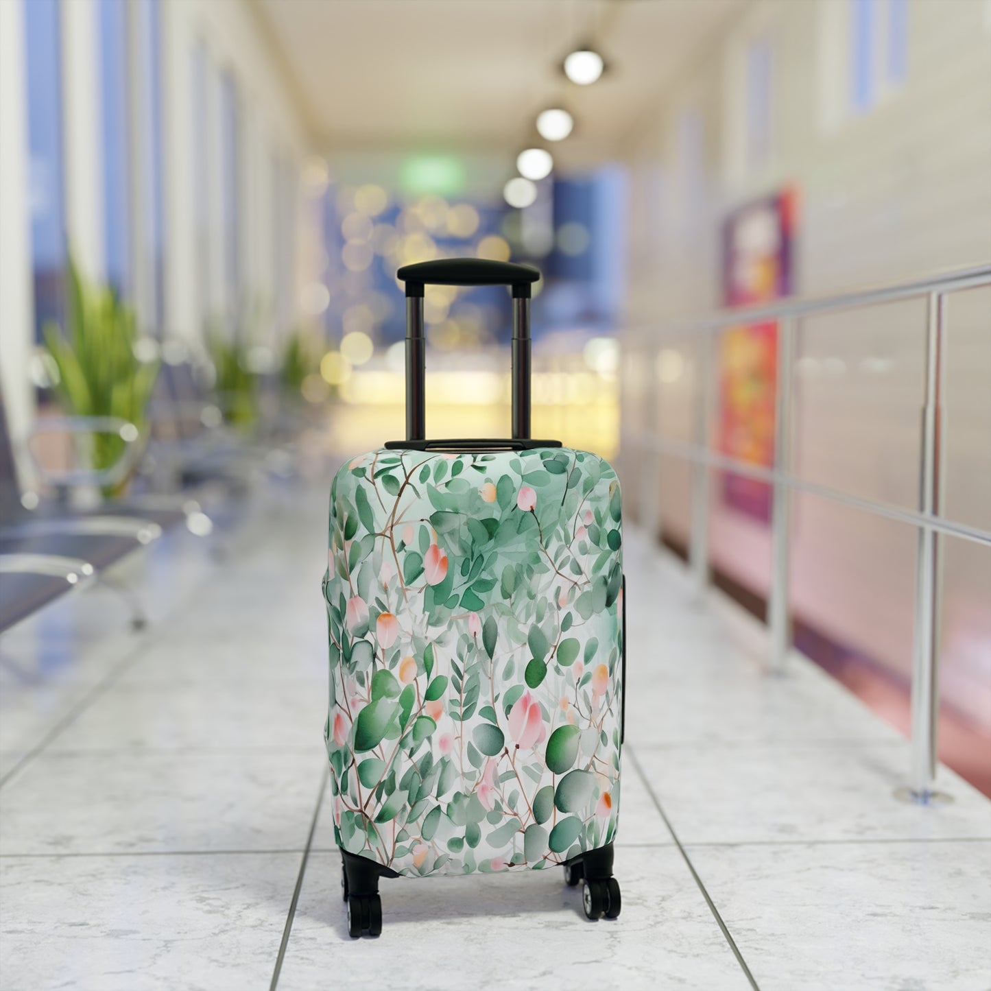 Luggage Cover, Eucalyptus Leaves, awd-345