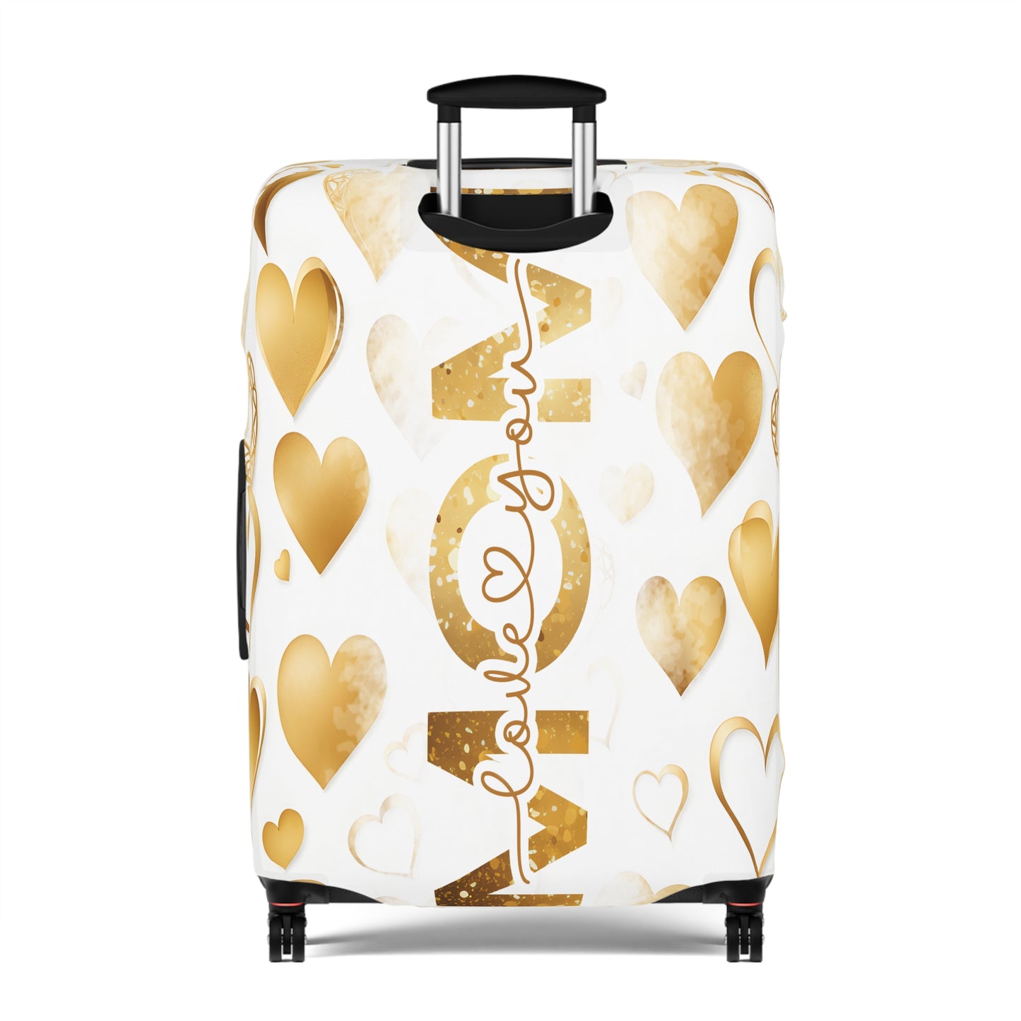 Luggage Cover, Mom, Hearts, awd-1442