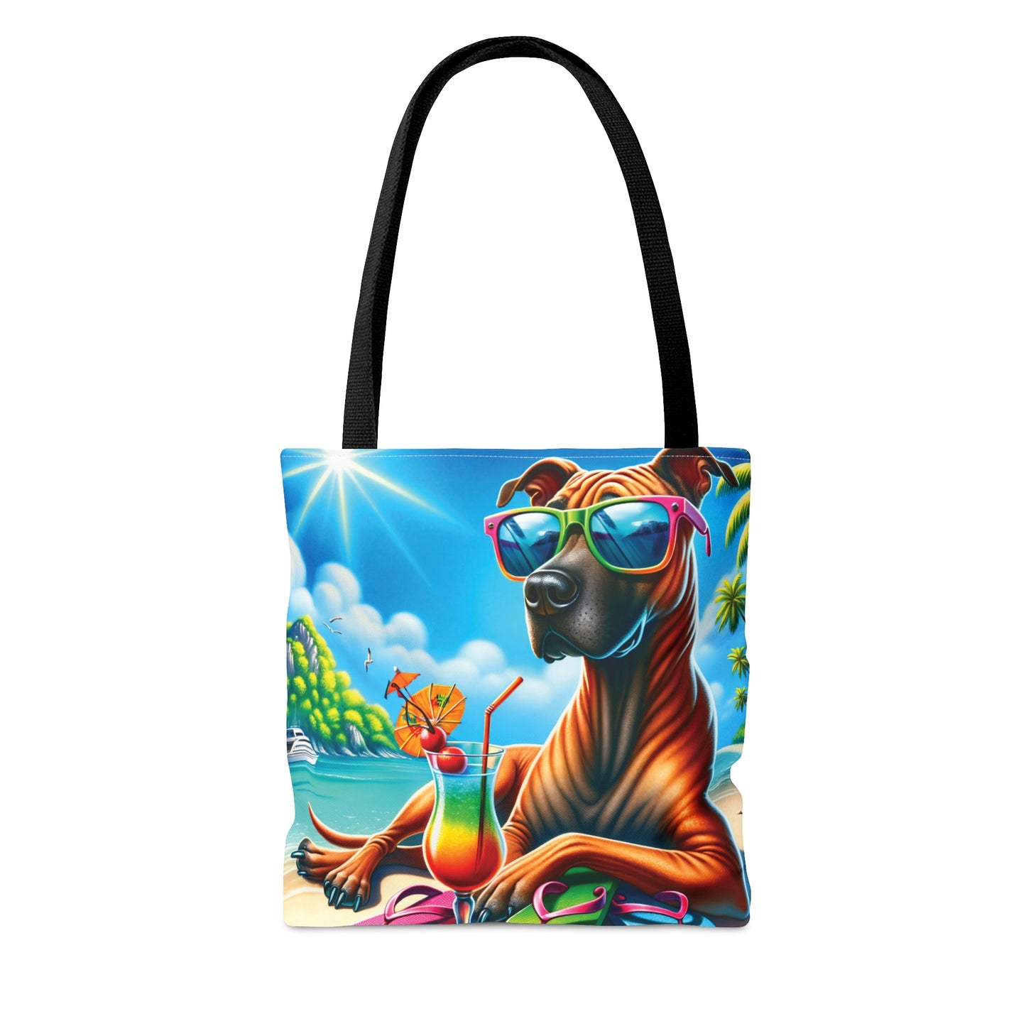 Tote Bag, Dog on Beach, Thai Ridgeback, Tote bag, awd-1250