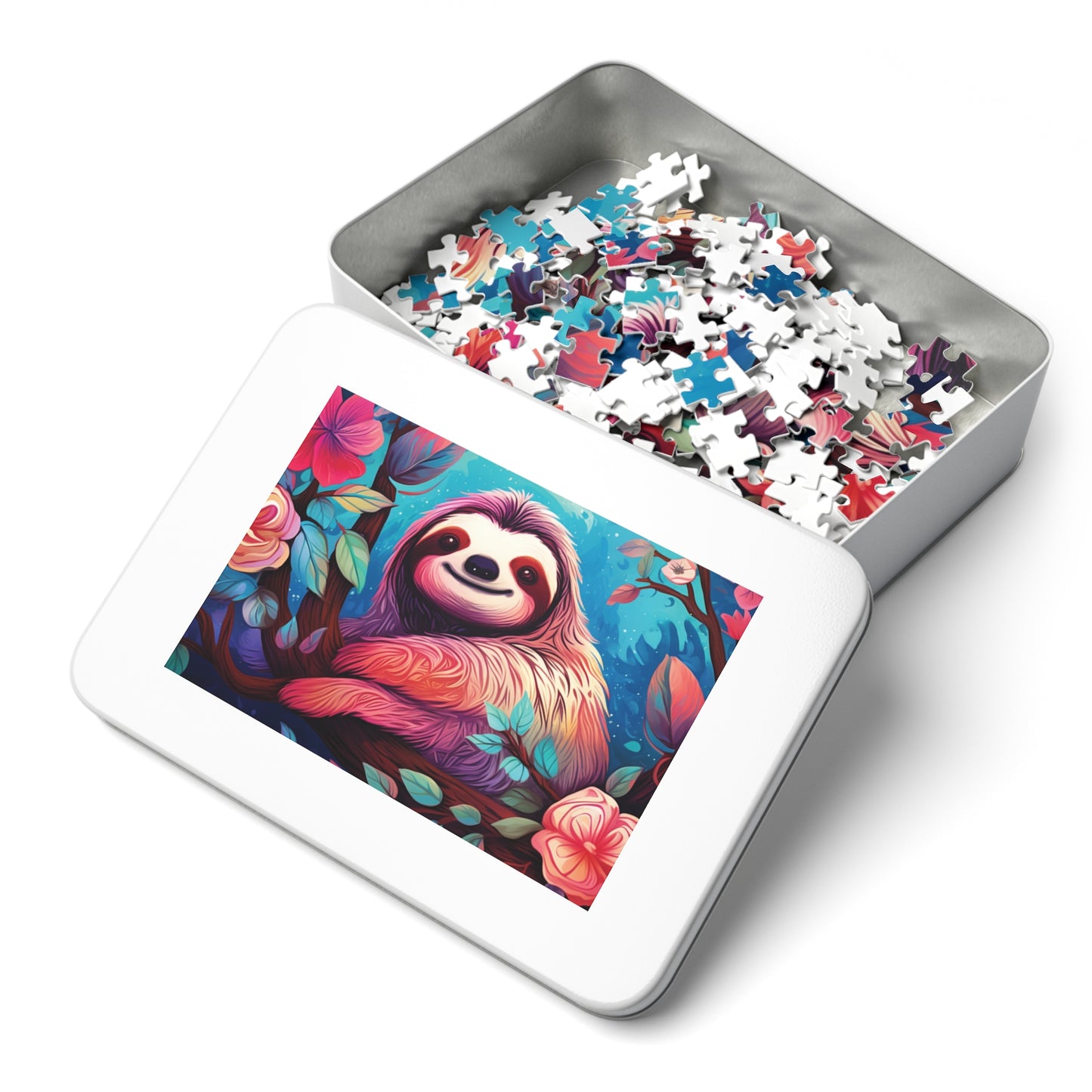 Jigsaw Puzzle, Sloth, Personalised/Non-Personalised (30, 110, 252, 500,1000-Piece)