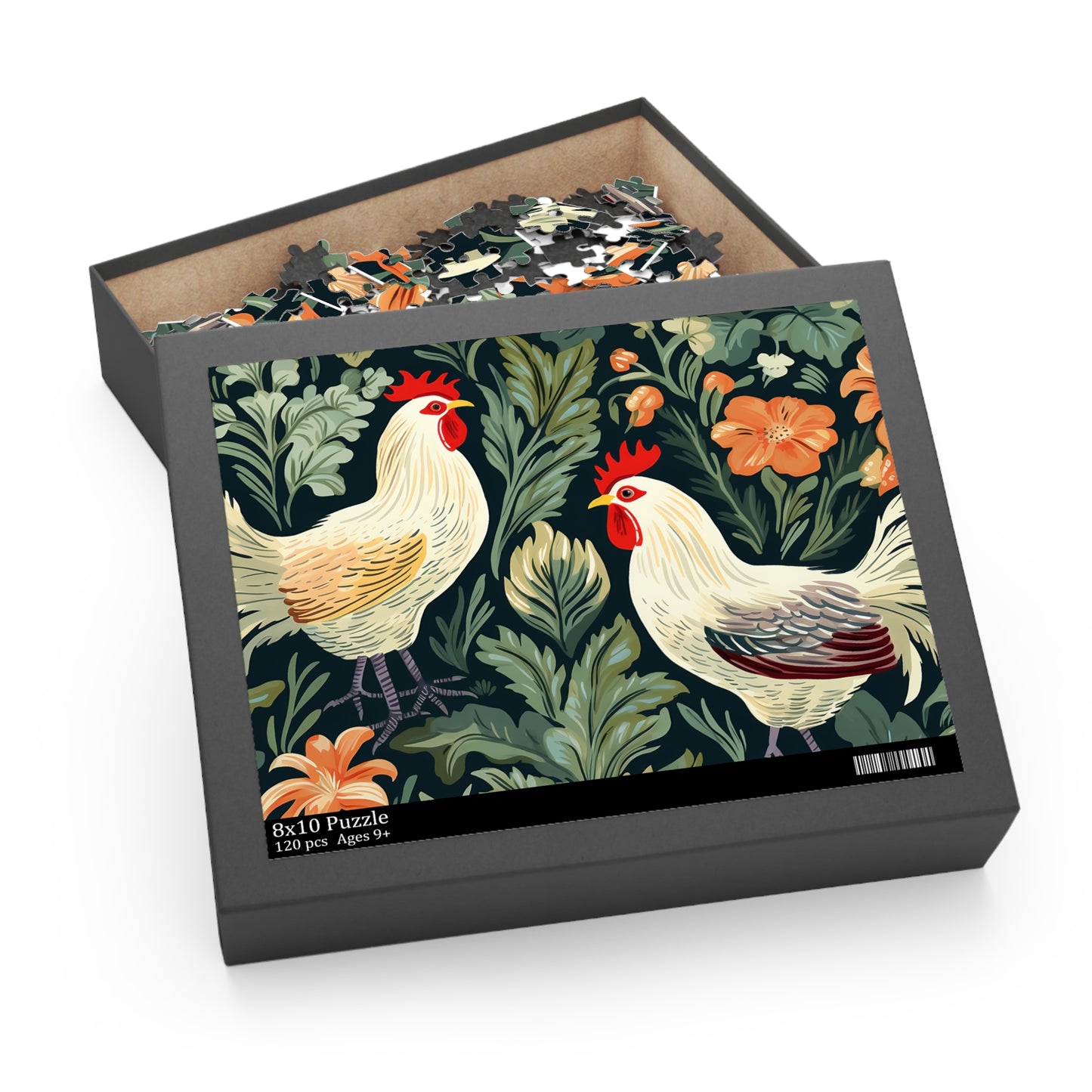 Personalised/Non-Personalised Puzzle, Chickens/Rooster (120, 252, 500-Piece)