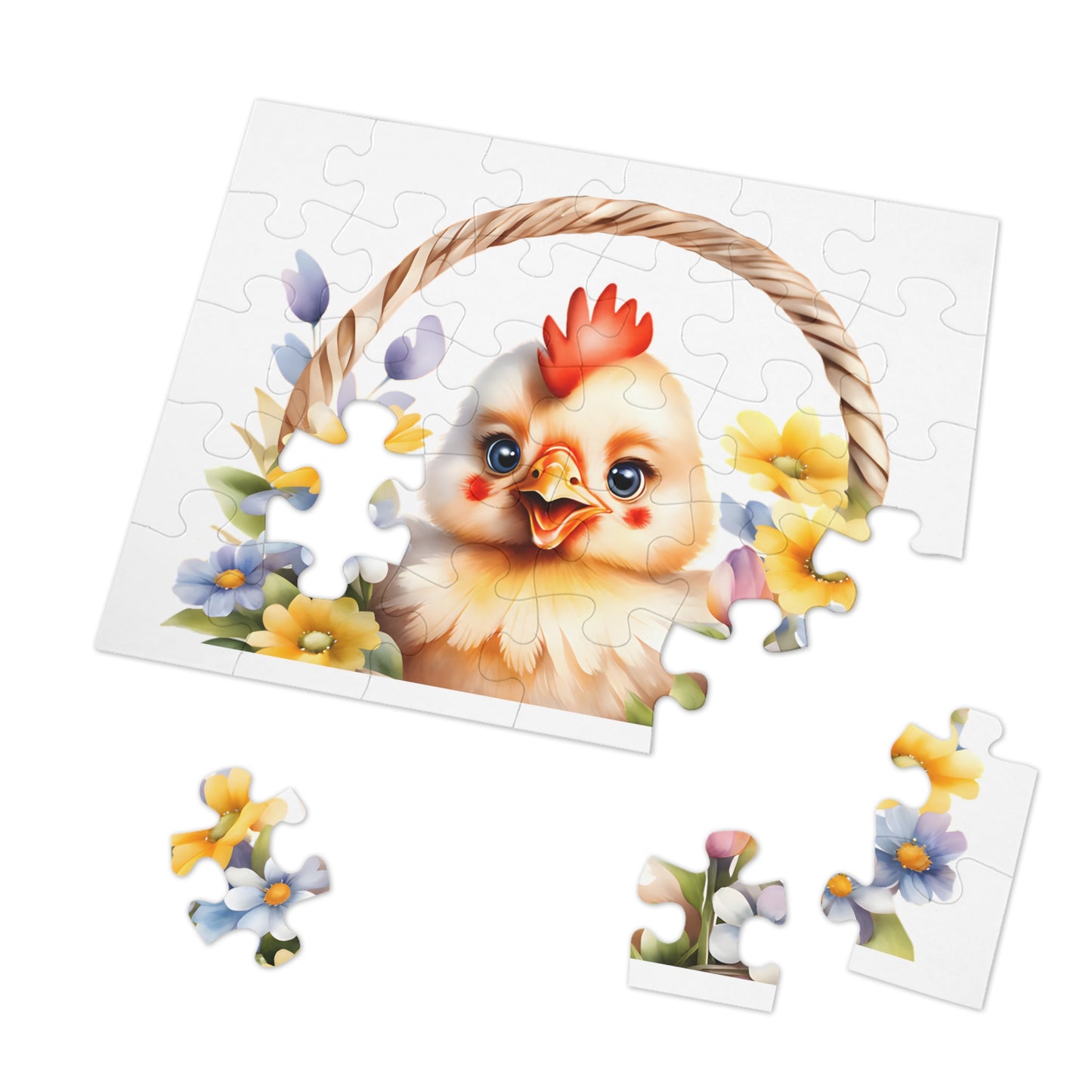 Jigsaw Puzzle, Chicken, Personalised/Non-Personalised (30, 110, 252, 500,1000-Piece)