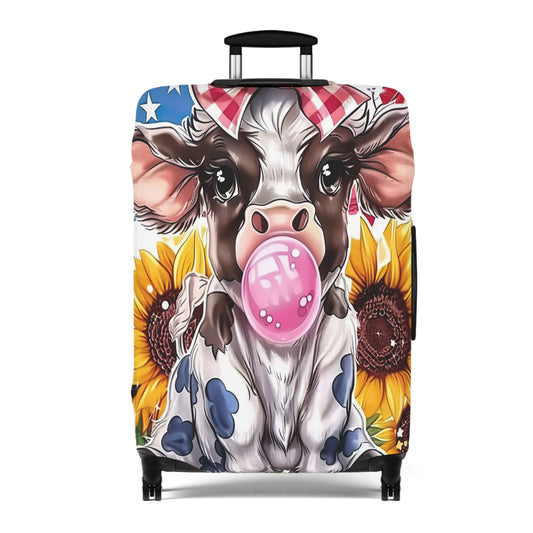 Luggage Cover, Sunflowers, Highland Cow, awd-3101