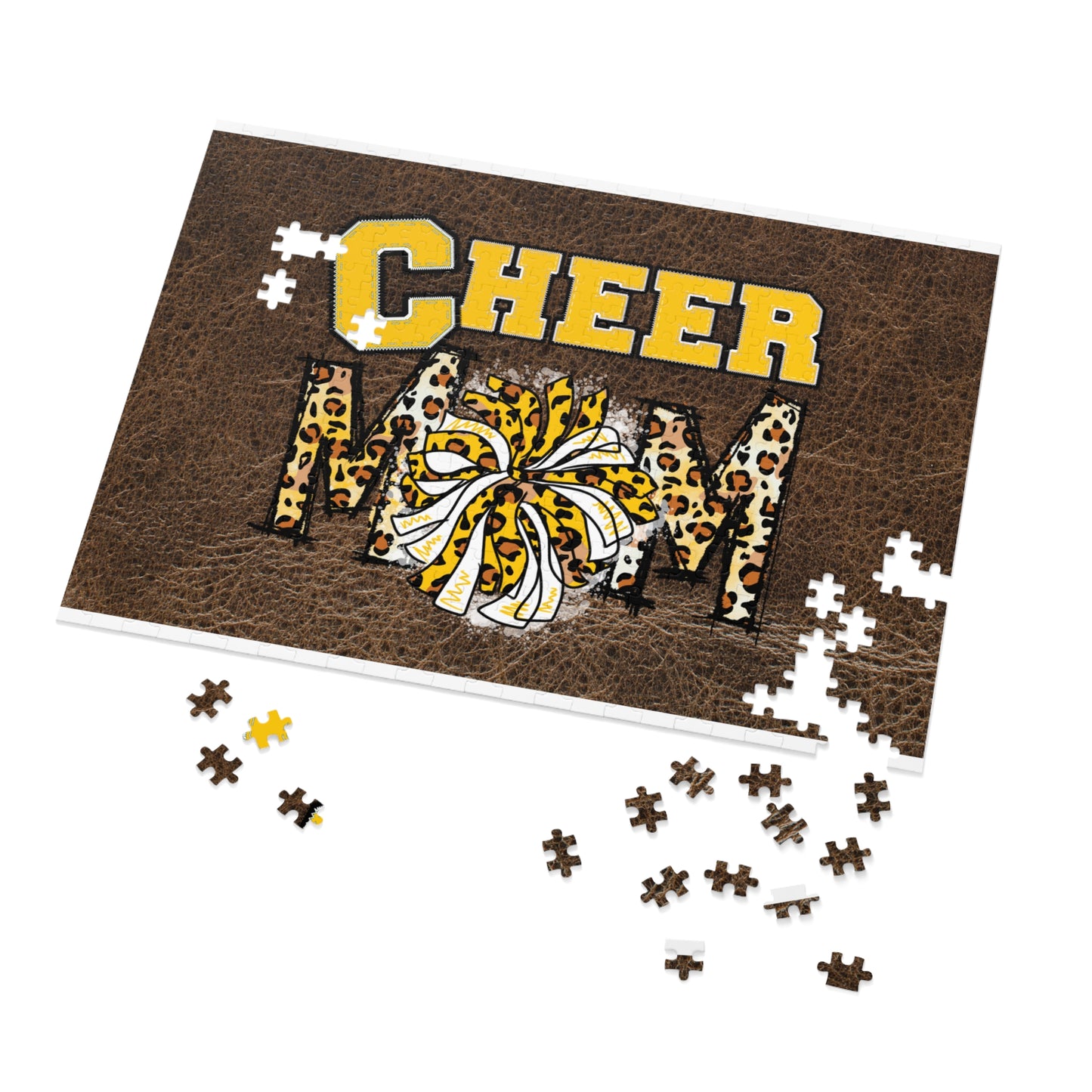 Jigsaw Puzzle, Cheer Mom, Personalised/Non-Personalised (30, 110, 252, 500,1000-Piece)