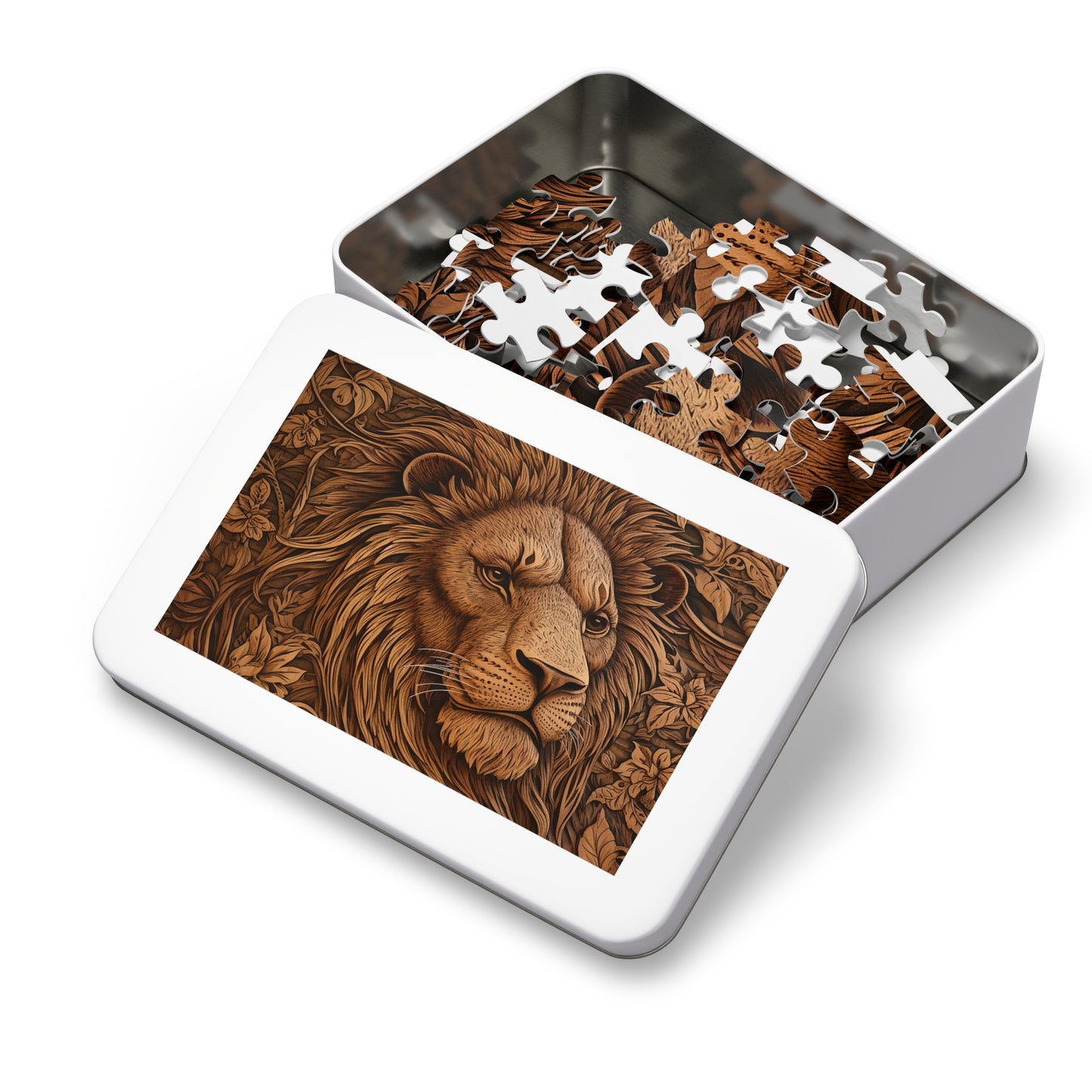 Jigsaw Puzzle, Lion, Personalised/Non-Personalised (30, 110, 252, 500,1000-Piece)