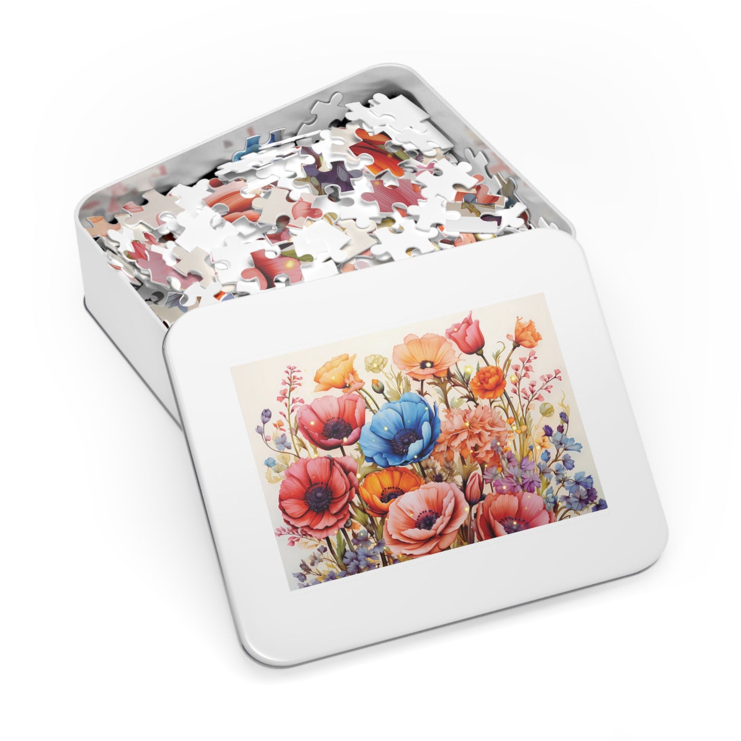 Jigsaw Puzzle, Floral, Personalised/Non-Personalised (30, 110, 252, 500,1000-Piece)