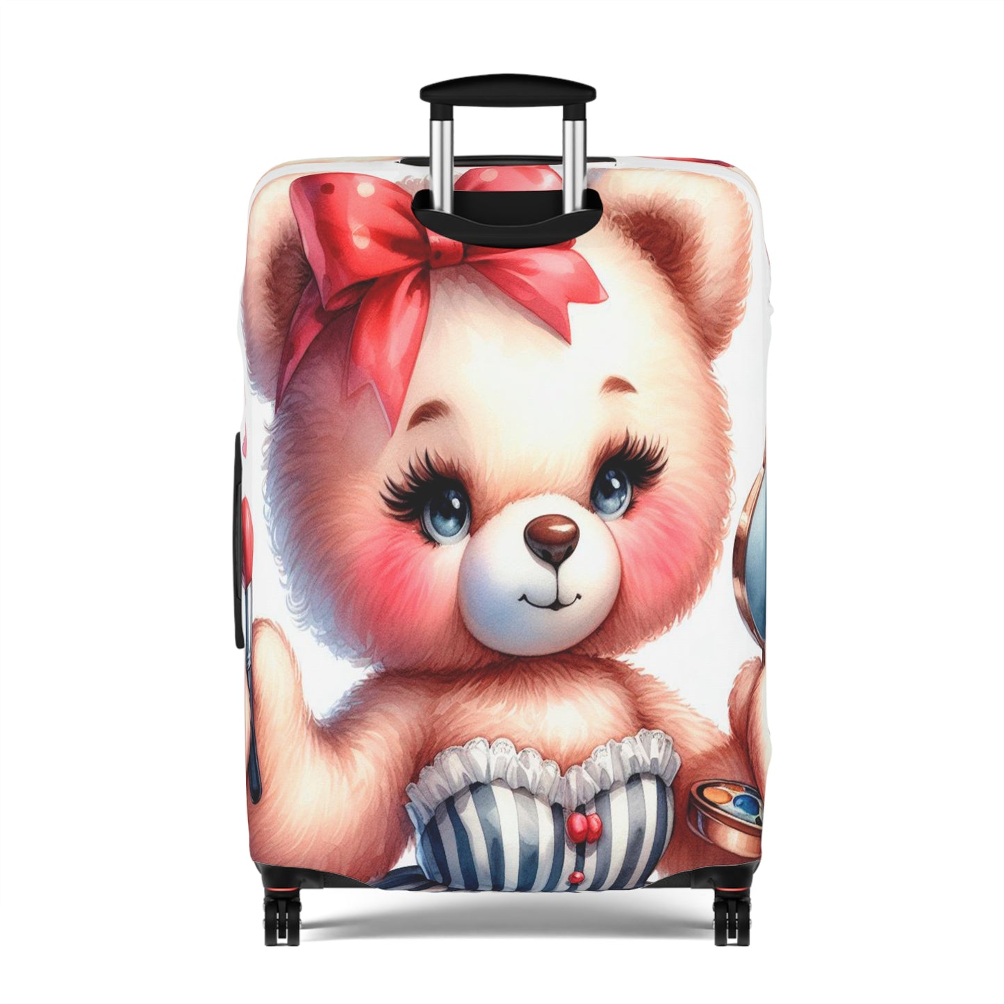 Luggage Cover, Rockabilly, Teddy Bear, awd-3032