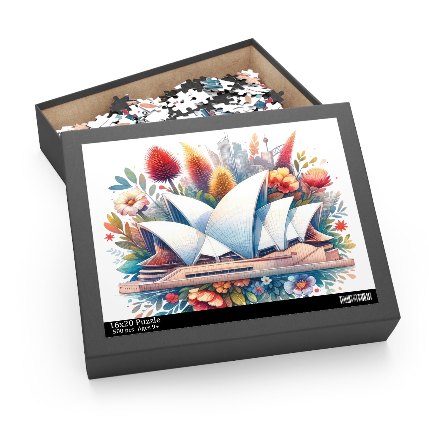 Personalised/Non-Personalised Puzzle, Sydney Opera House (120, 252, 500-Piece)