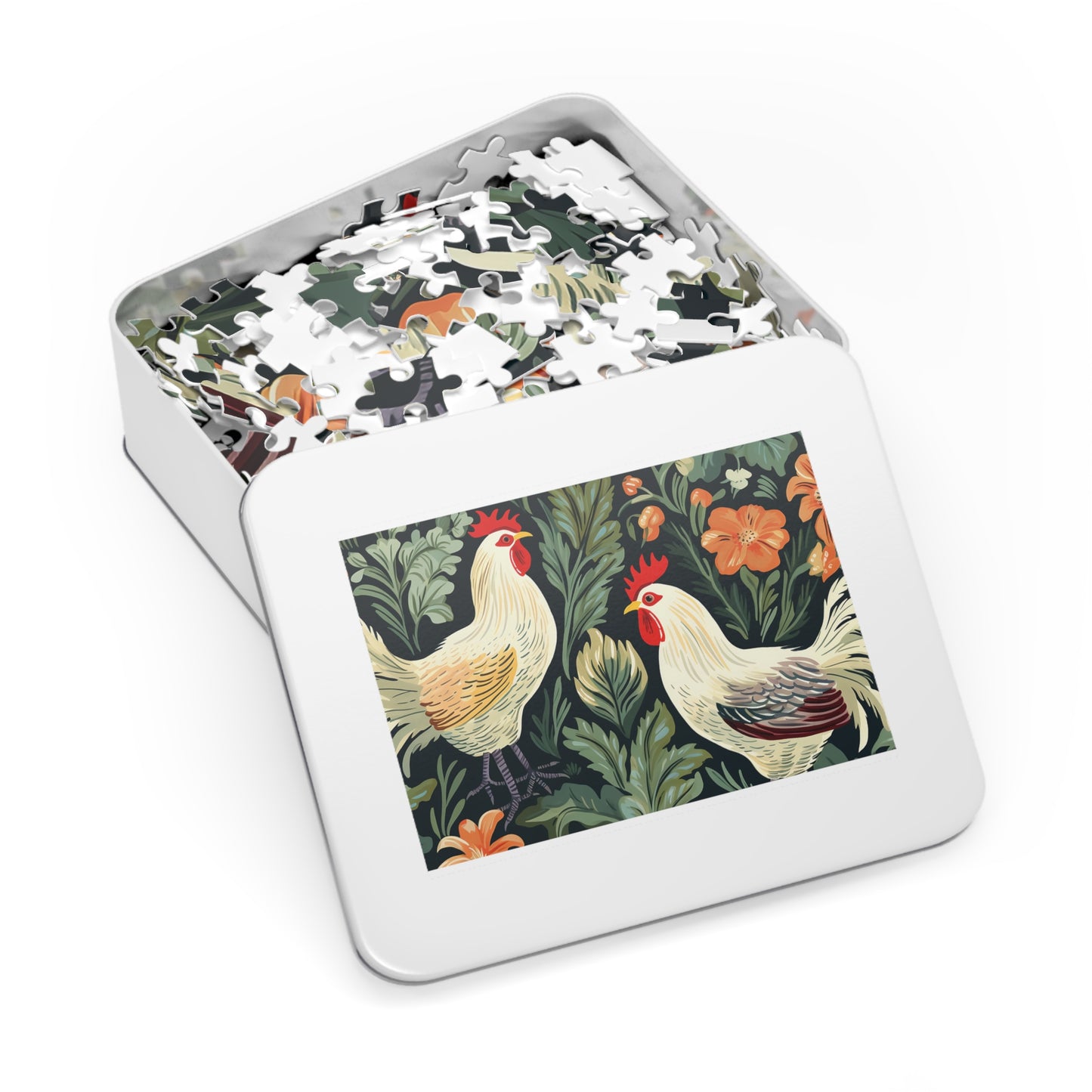 Jigsaw Puzzle, Chicken/Rooster, Personalised/Non-Personalised (30, 110, 252, 500,1000-Piece)