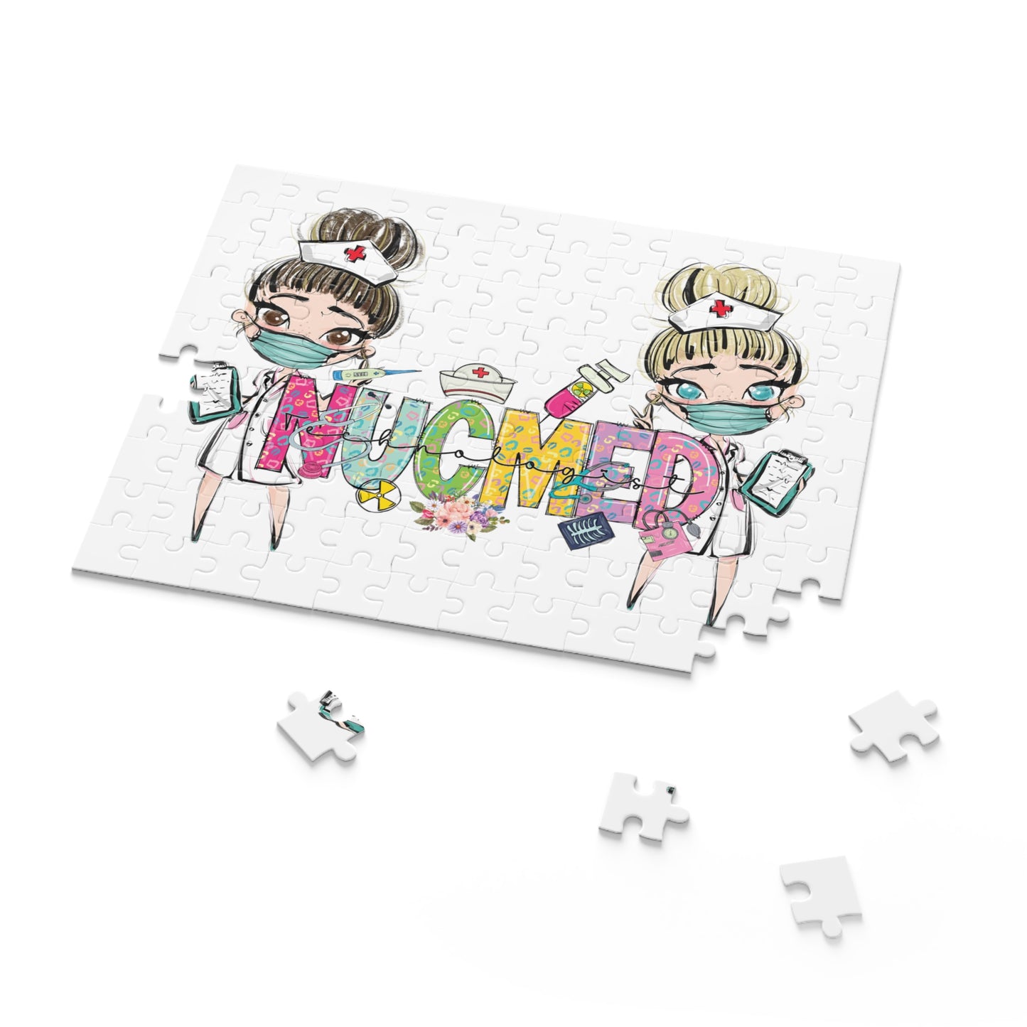 Personalised/Non-Personalised Puzzle, NUCMED Nurse (120, 252, 500-Piece)