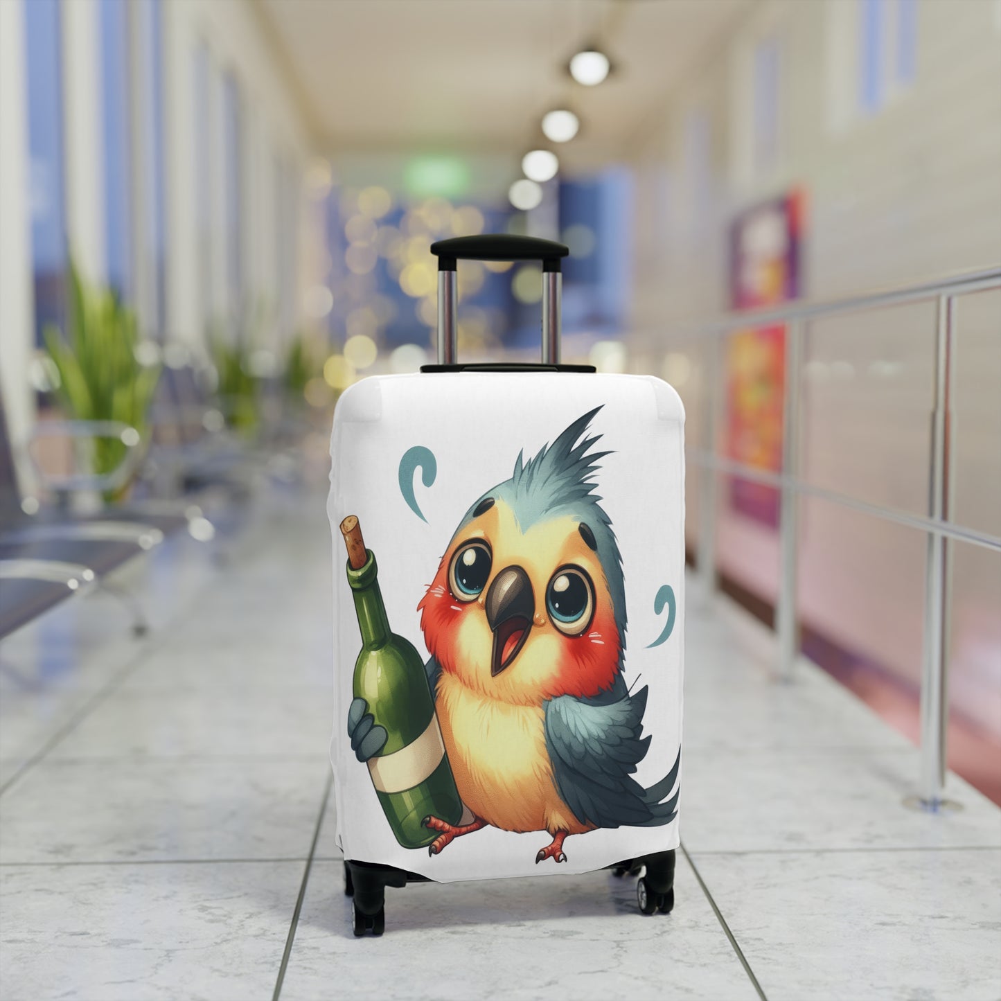 Luggage Cover, Cute Bird, awd-1645