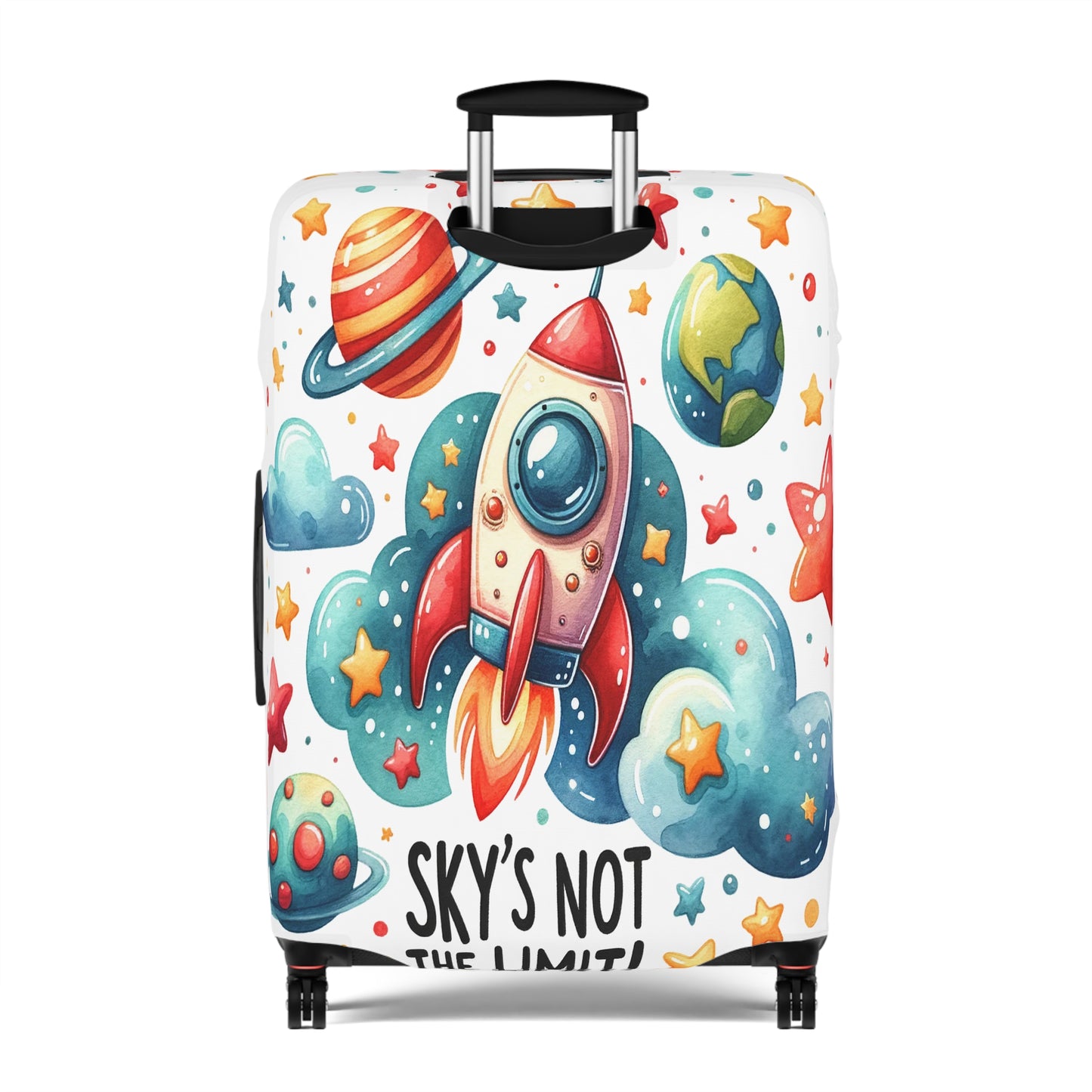 Luggage Cover, Rocket, Sky's not the Limit, awd-340