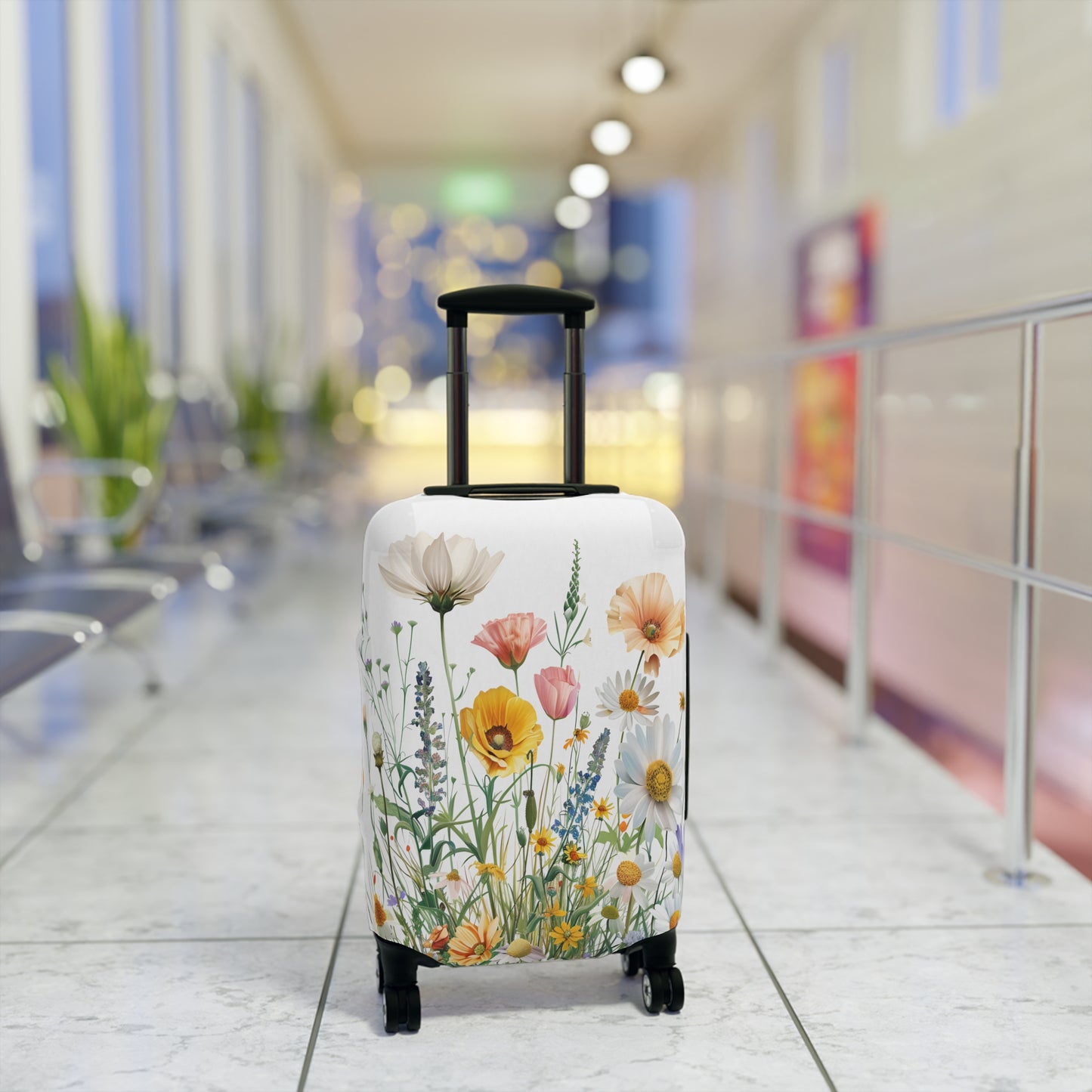 Luggage Cover, Floral, Wildflowers, awd-3042