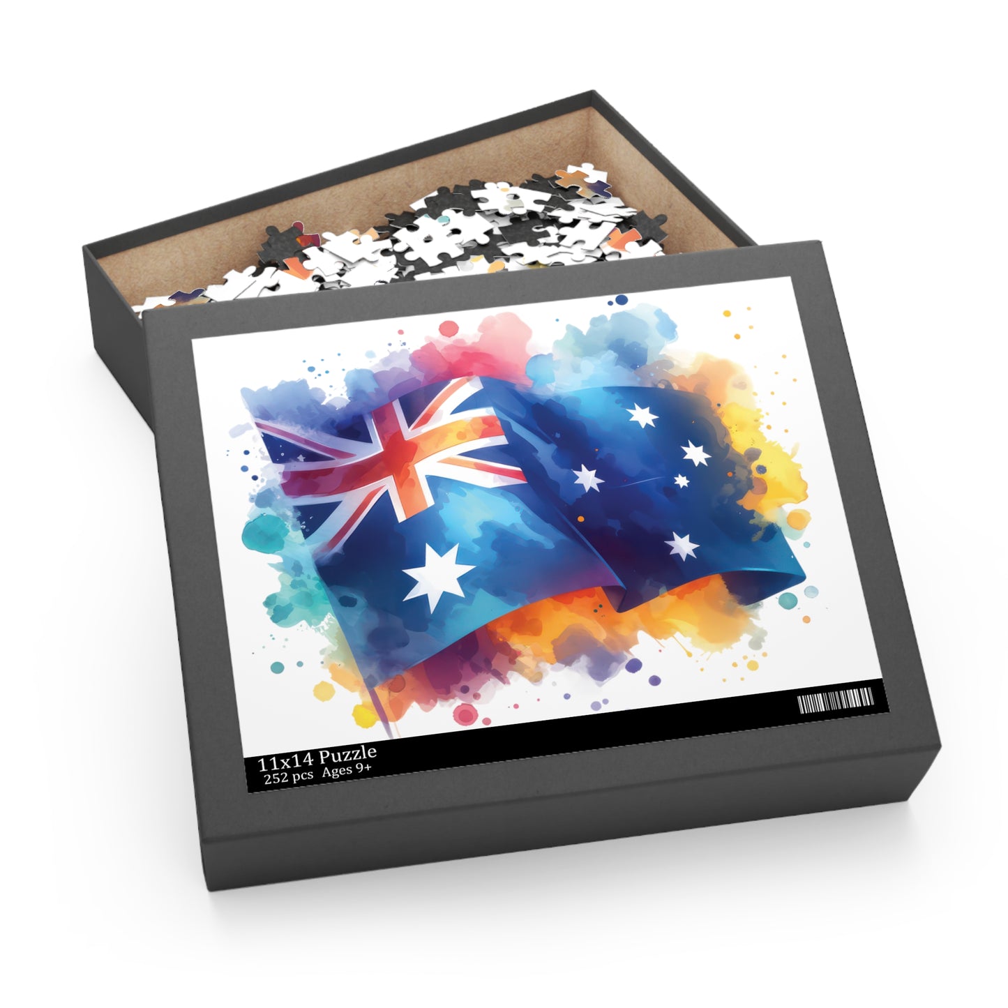 Personalised/Non-Personalised Puzzle, Australian Flag (120, 252, 500-Piece)