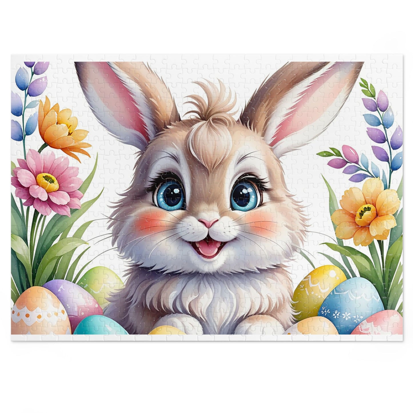 Puzzle, Easter, Rabbit, Personalised/Non-Personalised (30, 110, 252, 500,1000-Piece) awd-653