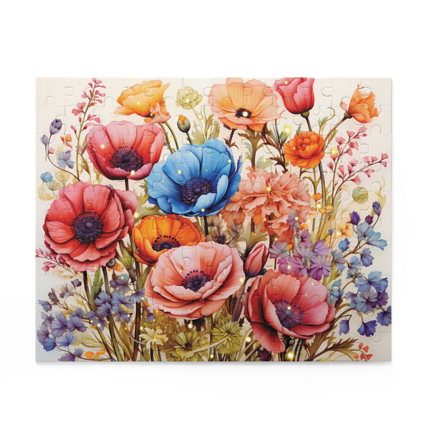 Personalised/Non-Personalised Puzzle, Floral (120, 252, 500-Piece)