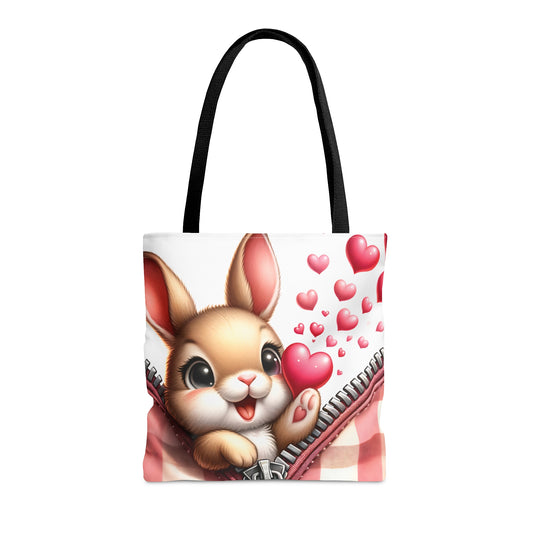 Tote Bag, Rabbit, Personalised/Non-Personalised Tote bag