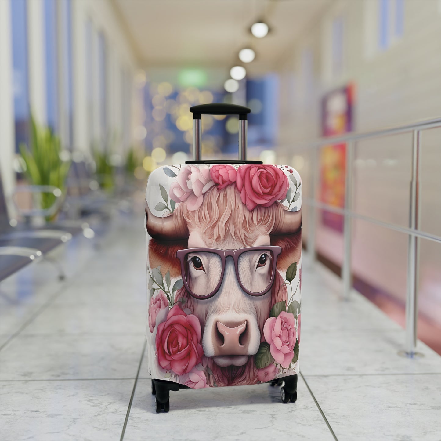 Luggage Cover, Highland Cow, awd-007