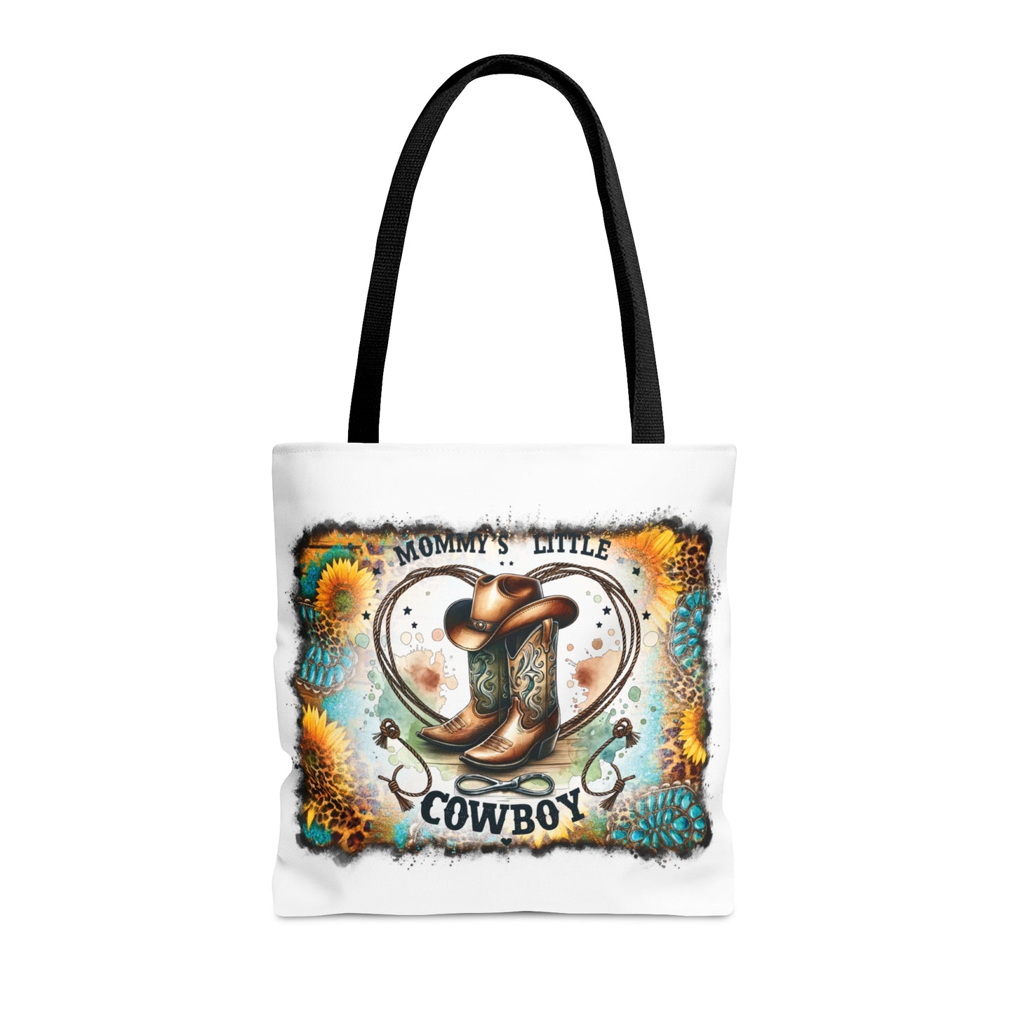 Tote Bag, Western, Mummy's little Cowboy